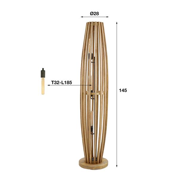 Vloerlamp Orbit L 3L