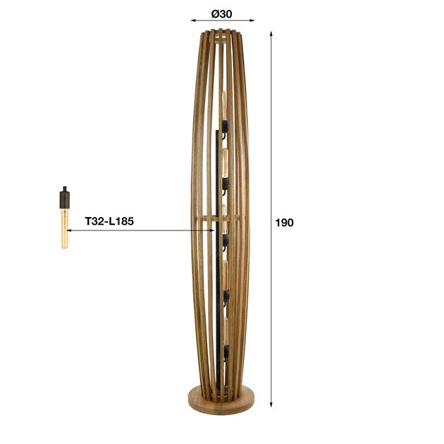 Vloerlamp Orbit 5L
