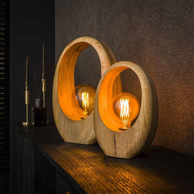 Tafellamp Arch Wood L 1L