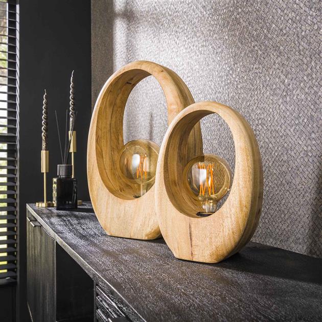 Tafellamp Arch Wood L 1L