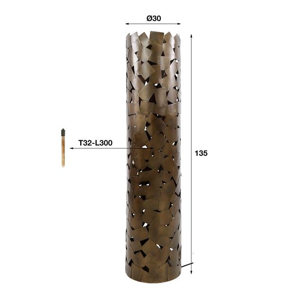 Vloerlamp Patch Cylinder 3L