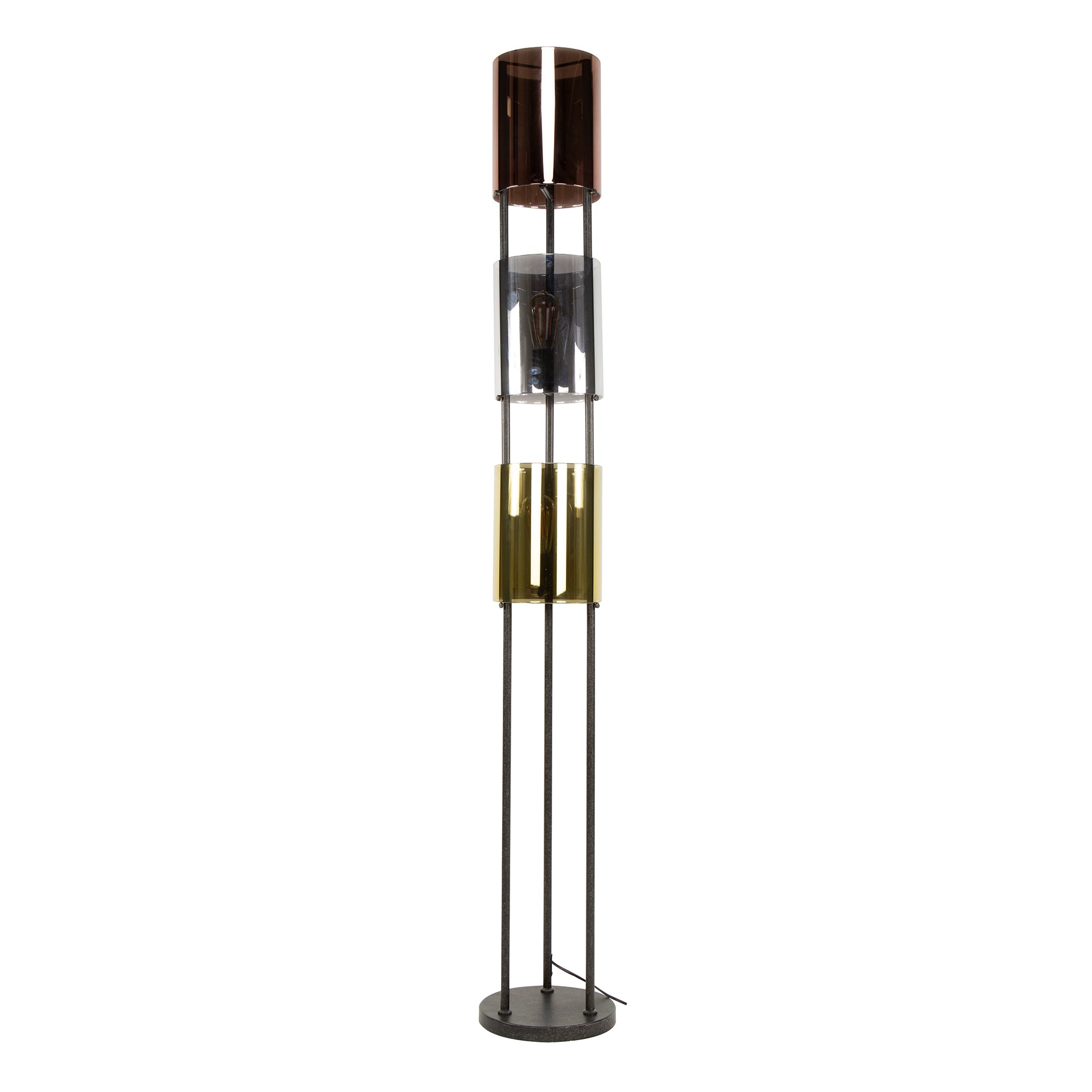 Vloerlamp 3L Lucente tricolore