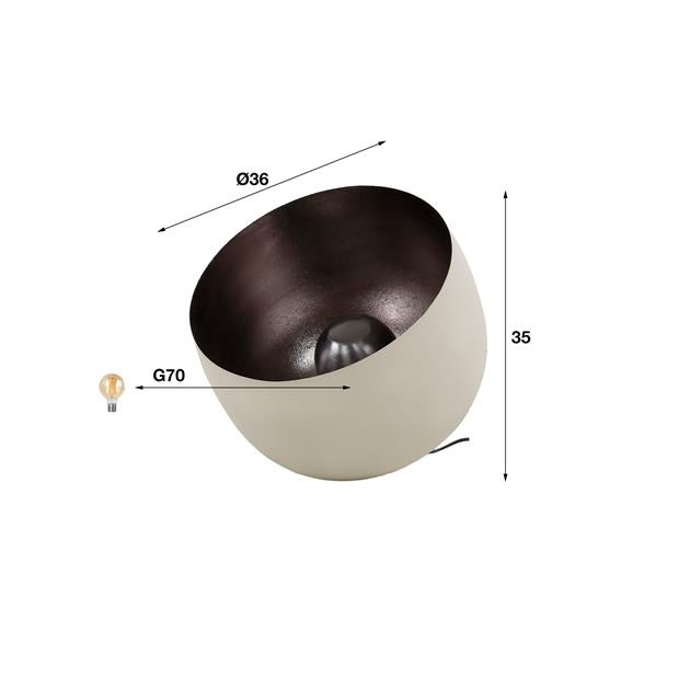 Tafellamp Basket 1L Ø36