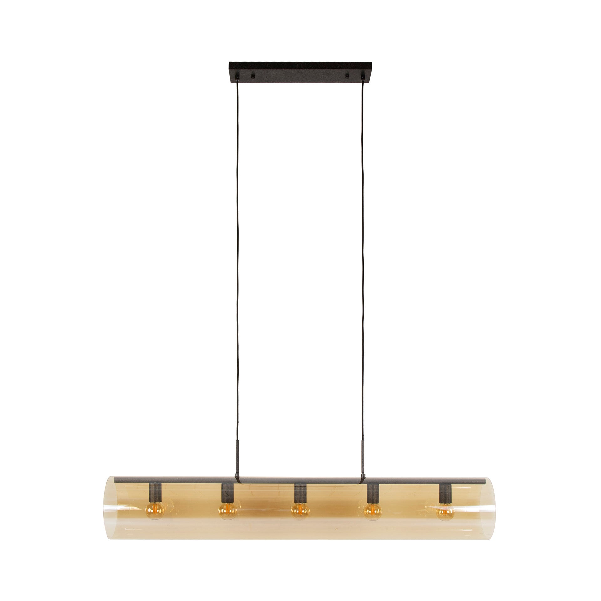 Hanglamp Polara Tube 5L Amber - Industrieelinhuis.nl
