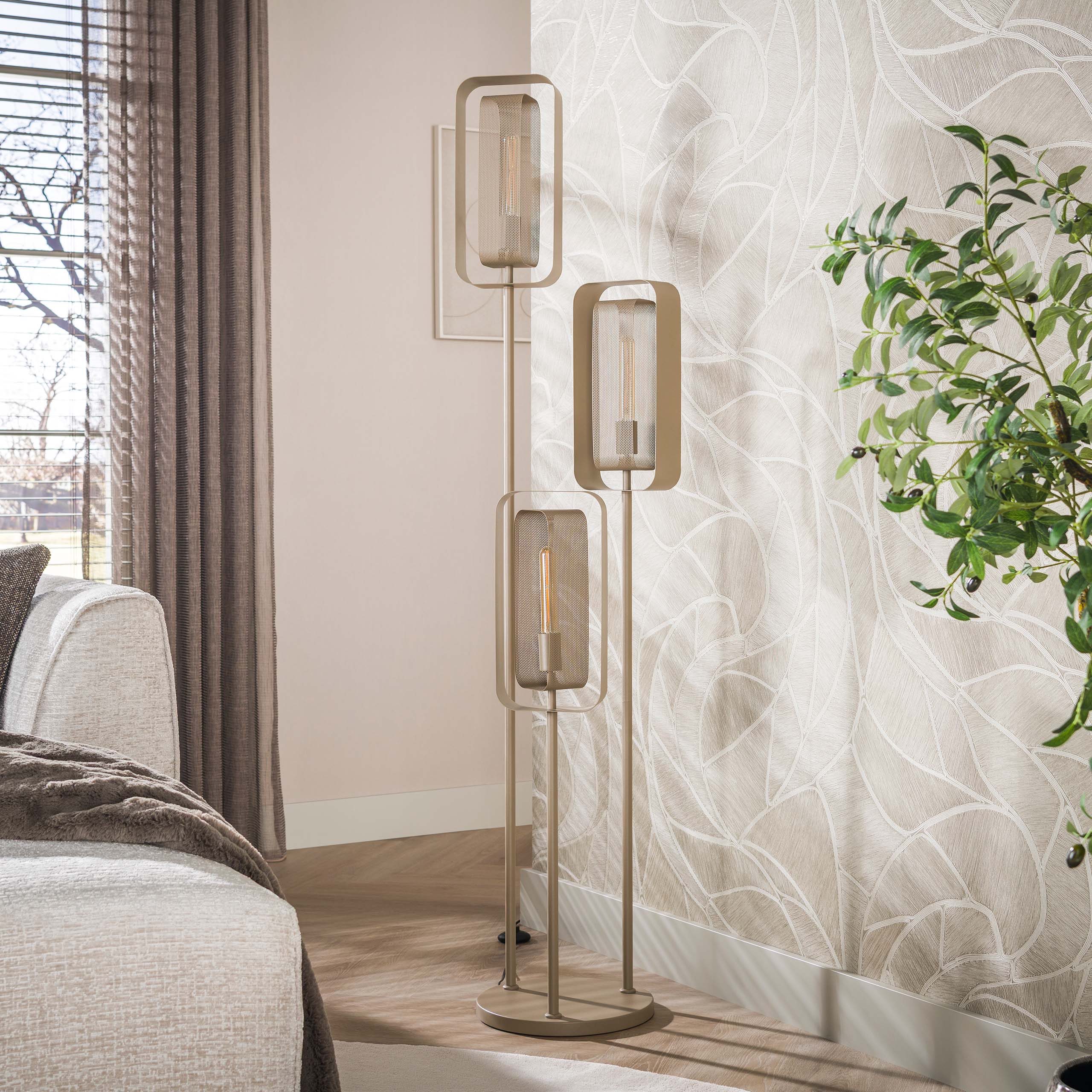 Vloerlamp Mesh Rotate 3L