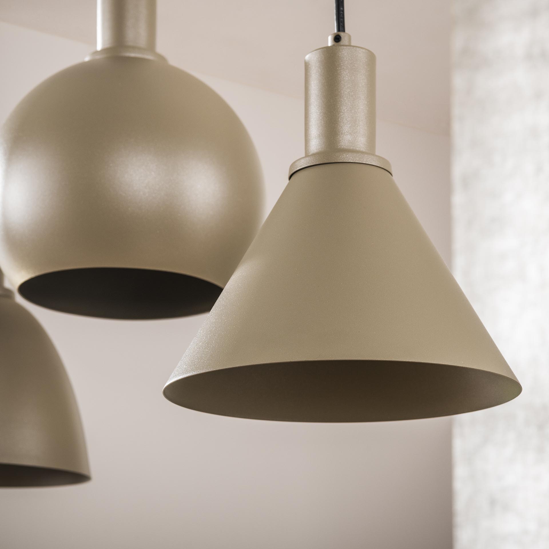 Hanglamp 5L Stellaro Beige