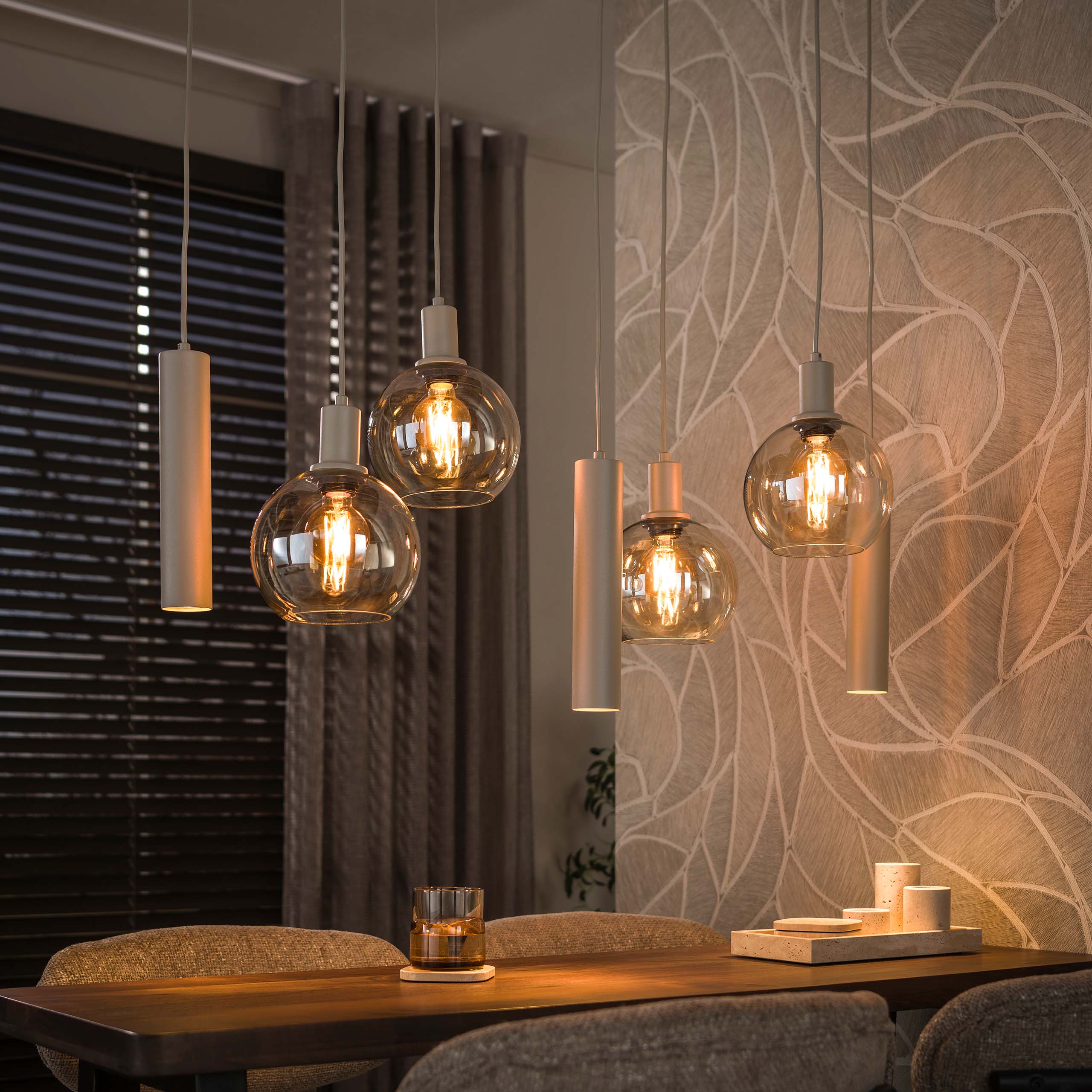 Hanglamp Sfera Tricolore 4+3L