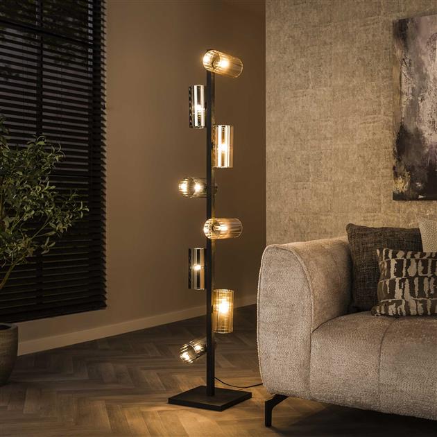 Vloerlamp Cylinder Glass 8L