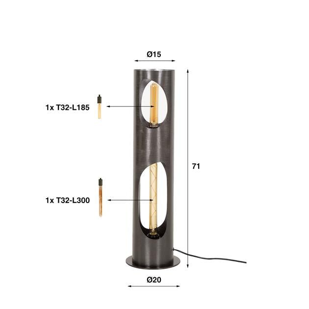 Vloerlamp Organic Cylinder 2L