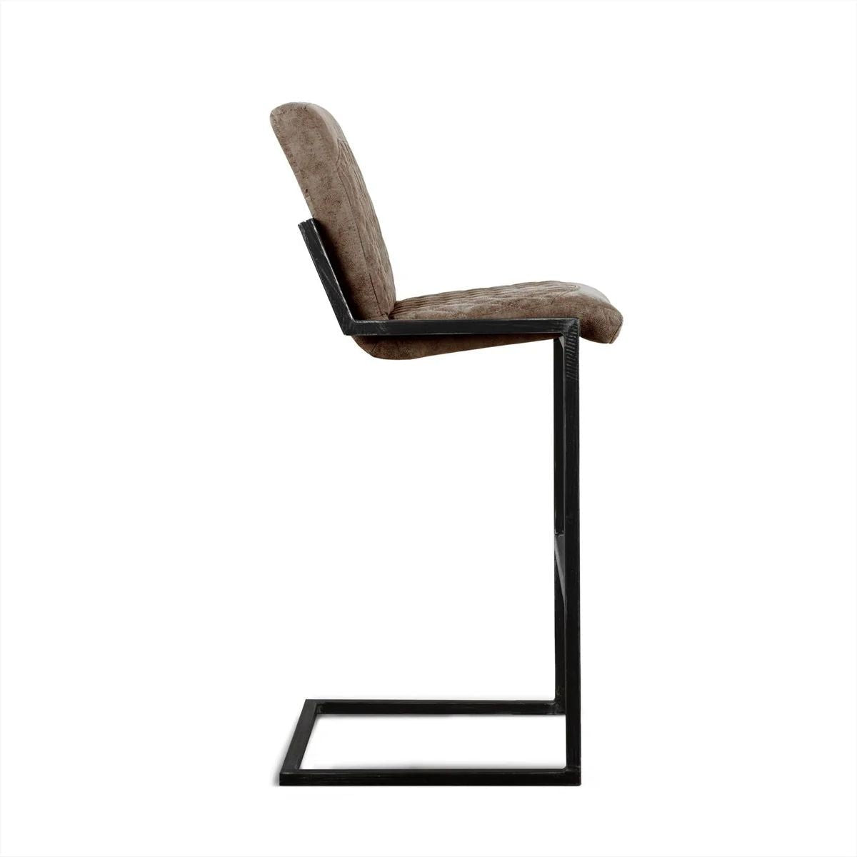 Barstoel Milano Caro – Bruin | Industrieel & Modern Ontwerp