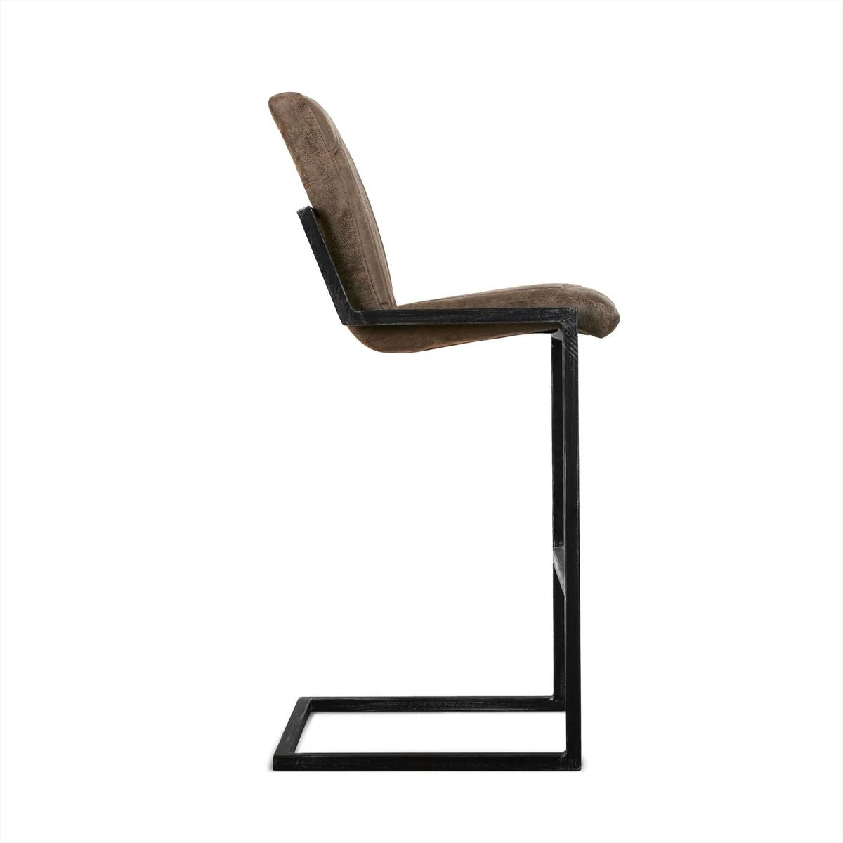 Barstoel Milano Caro – Bruin | Industrieel & Modern Ontwerp