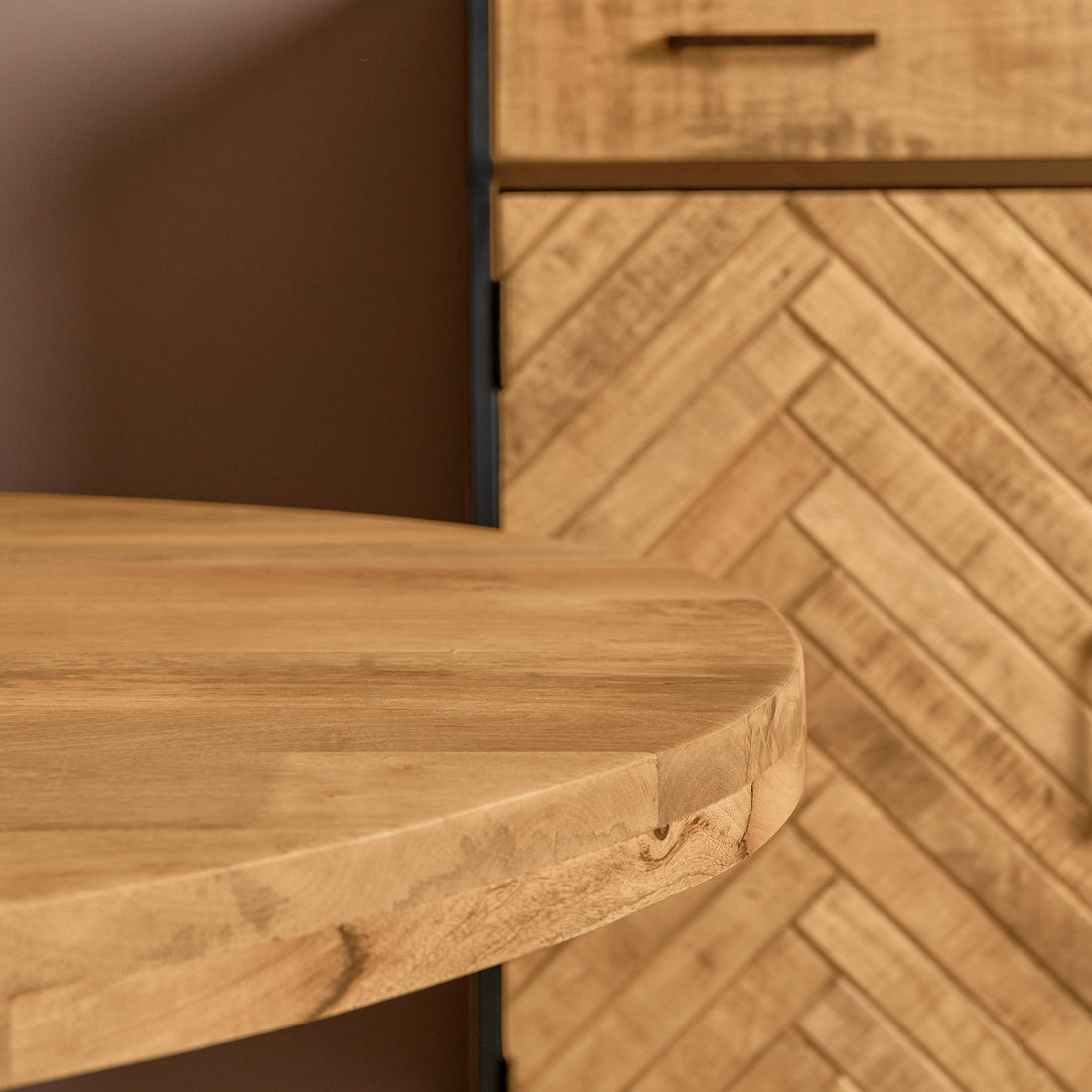 Eetkamertafel Denver | Rond | Mangohout | 150 cm