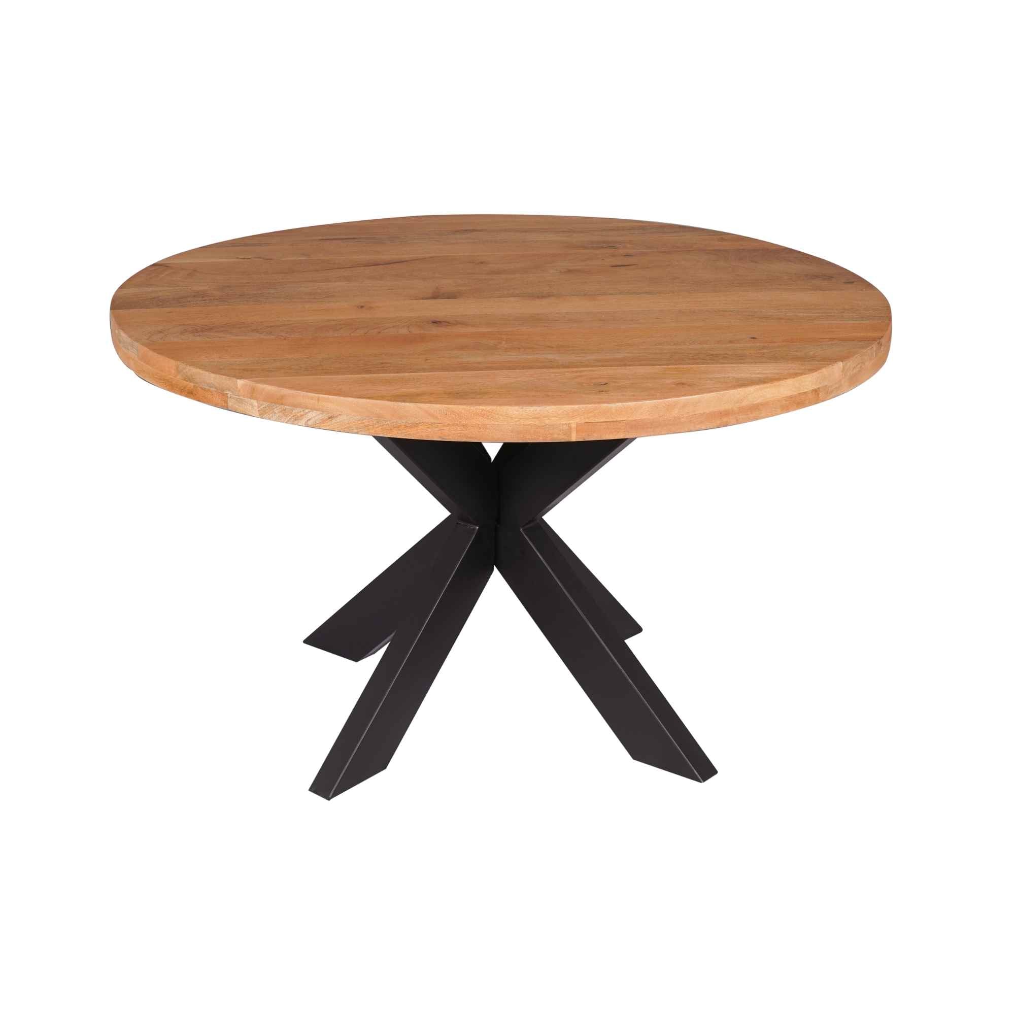 Eettafel Denver | Rond | Mangohout | 130 cm