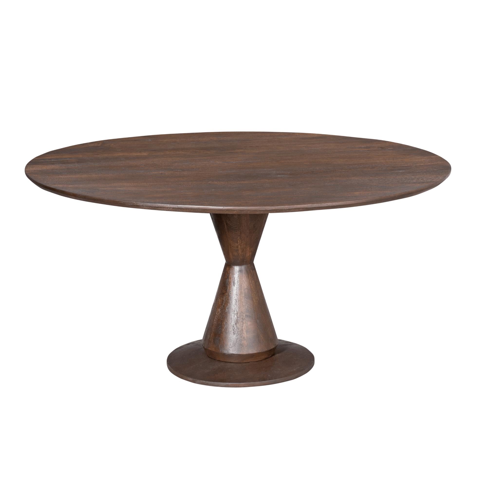 Eettafel Rond Lima Brown 130cm