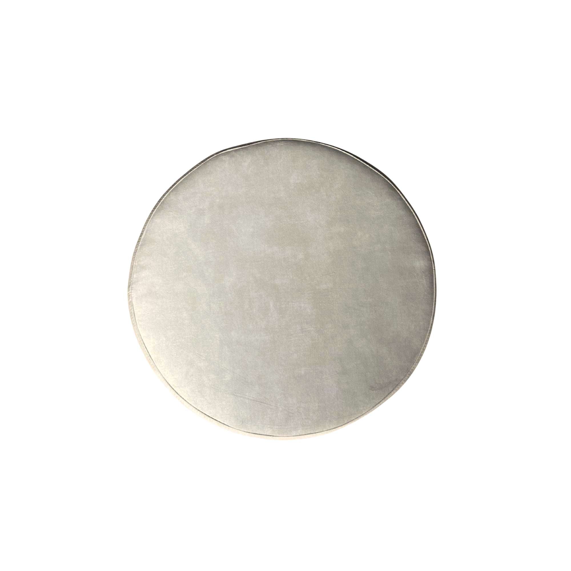 Hocker Rond Velvet Creme 60cm