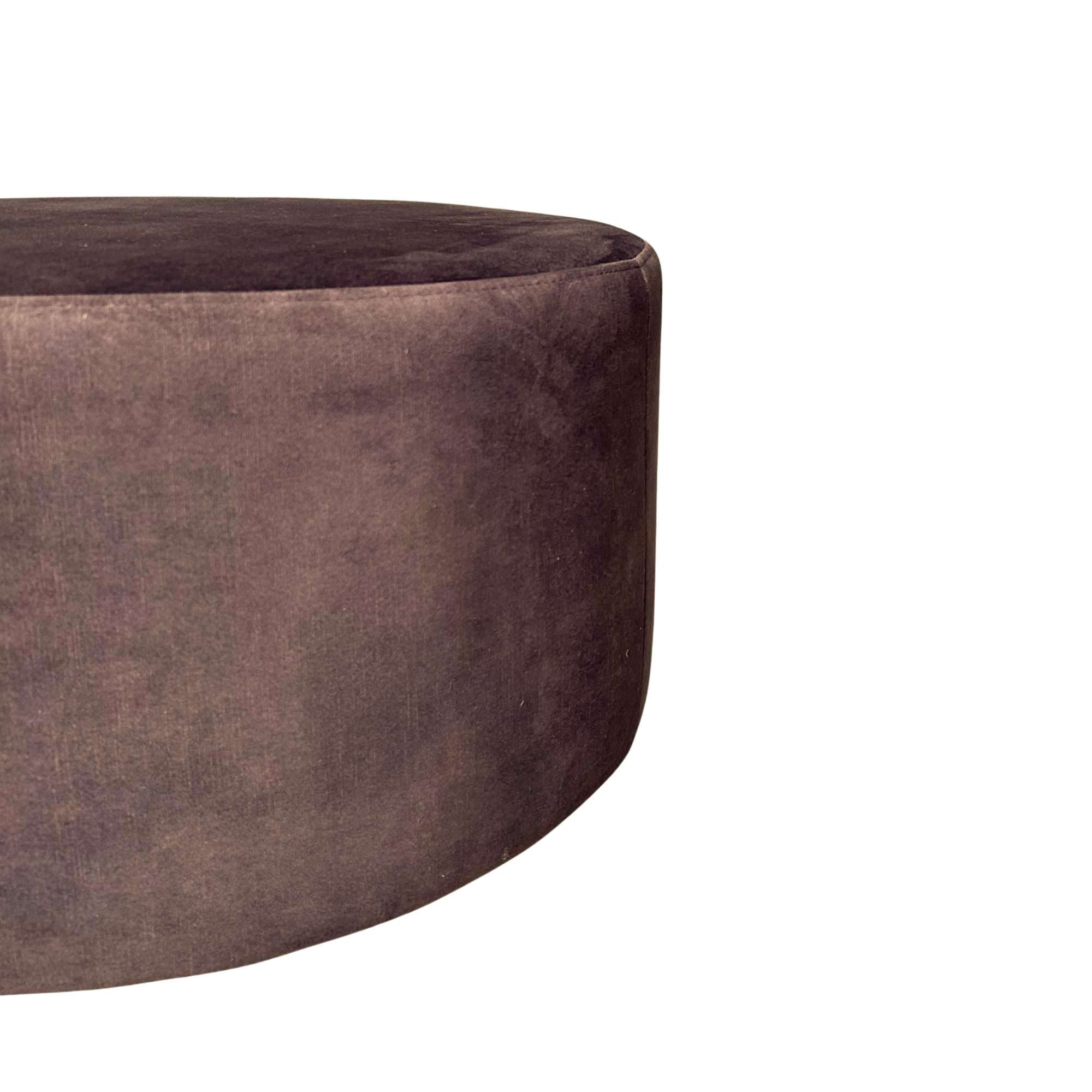 Hocker Rond Bruin 60 cm - Industrieelinhuis.nl