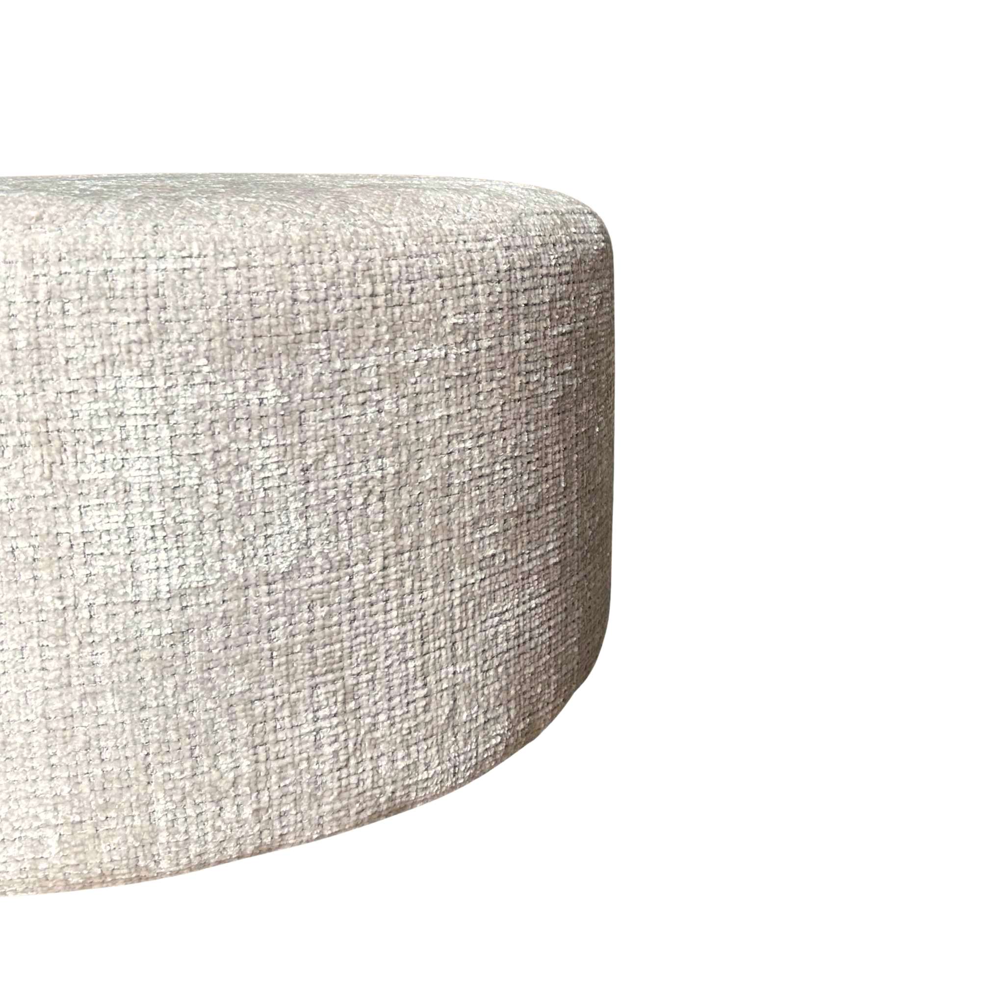 Hocker Rond Beige 60 cm - Industrieelinhuis.nl