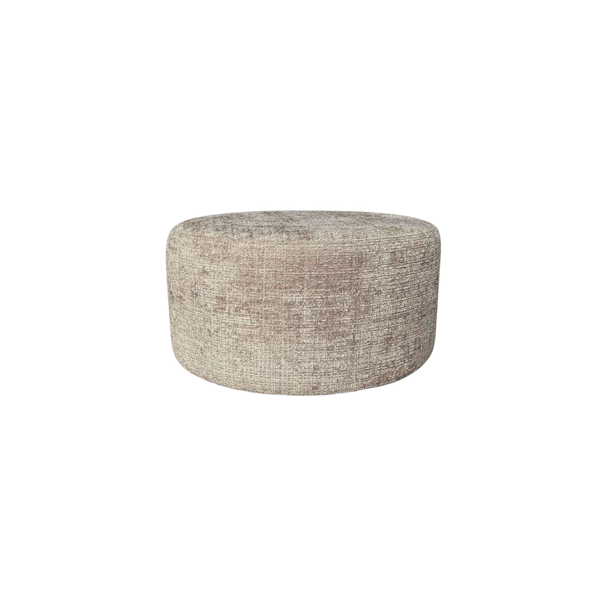 Hocker Rond Beige 60 cm - Industrieelinhuis.nl