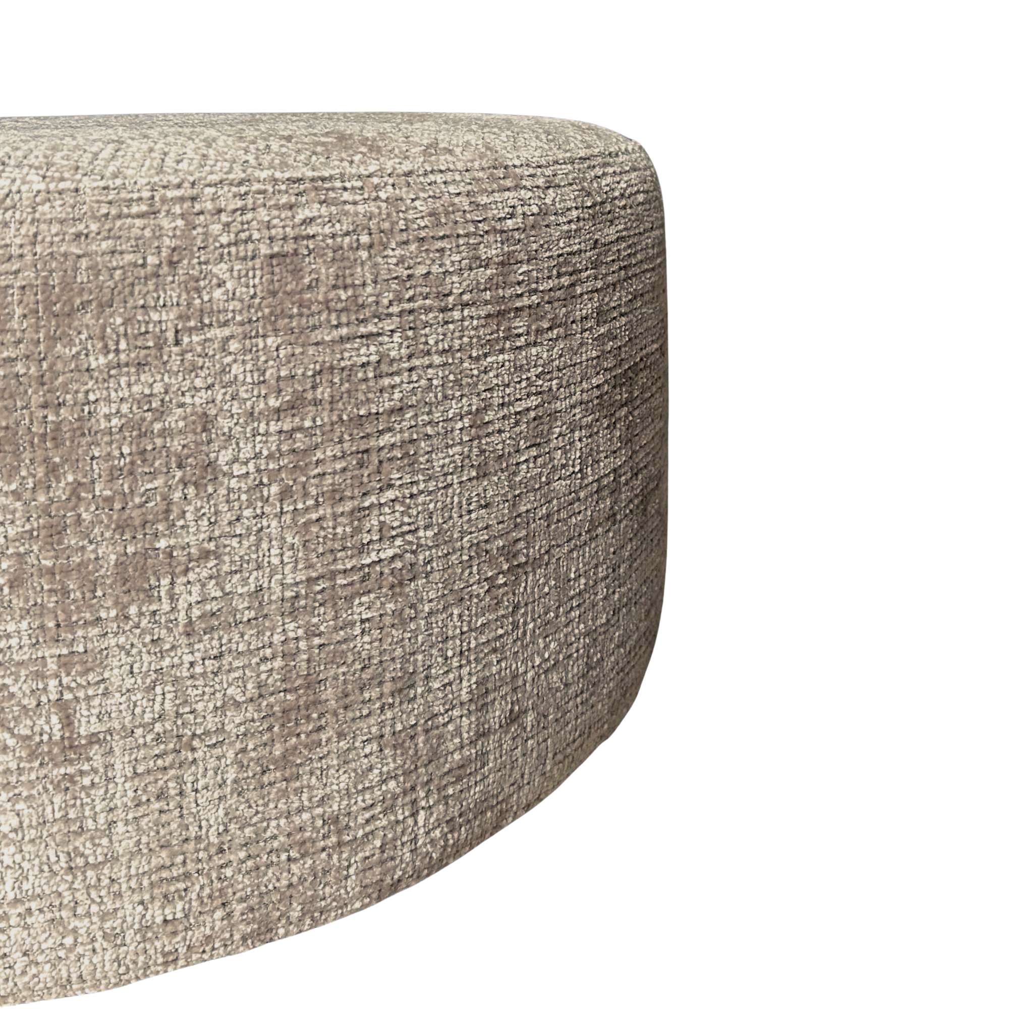 Hocker Rond Beige 60 cm - Industrieelinhuis.nl