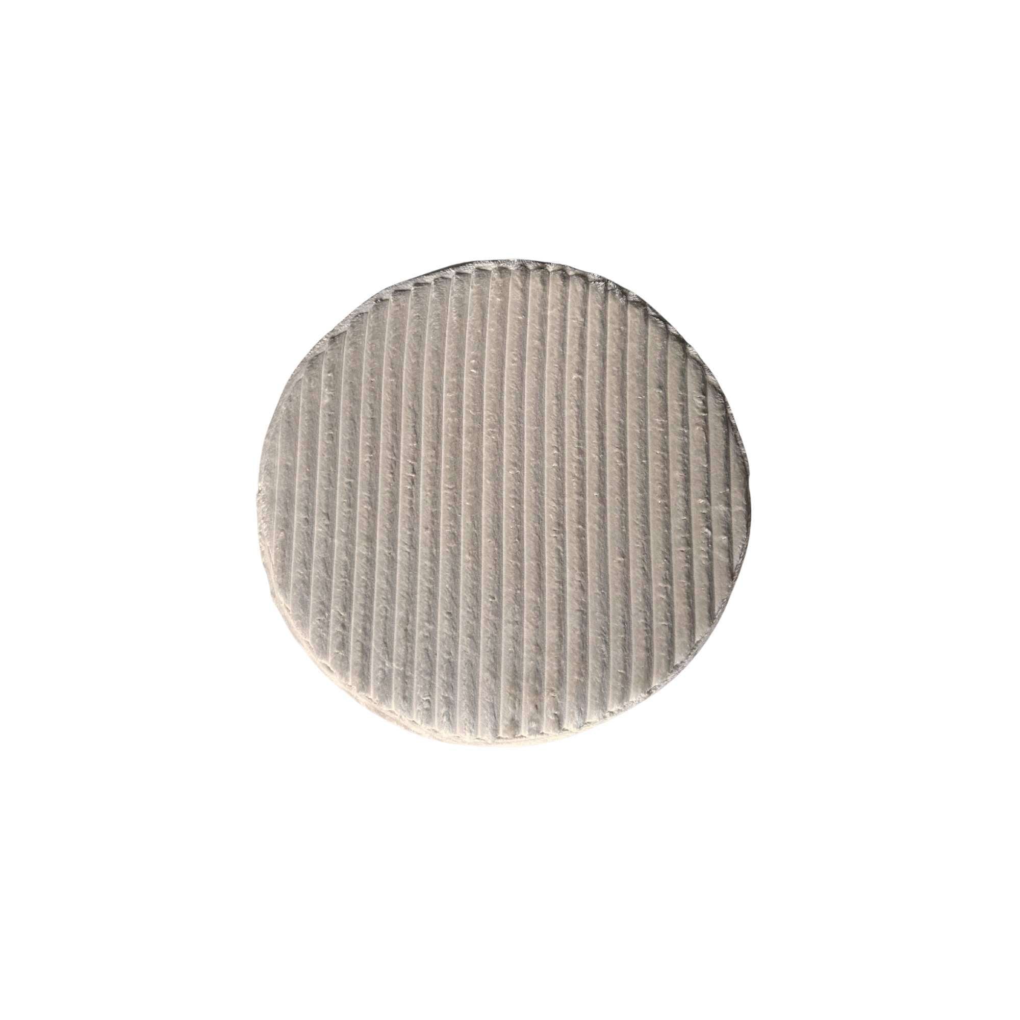 Hocker Rond Beige 60 cm - Industrieelinhuis.nl