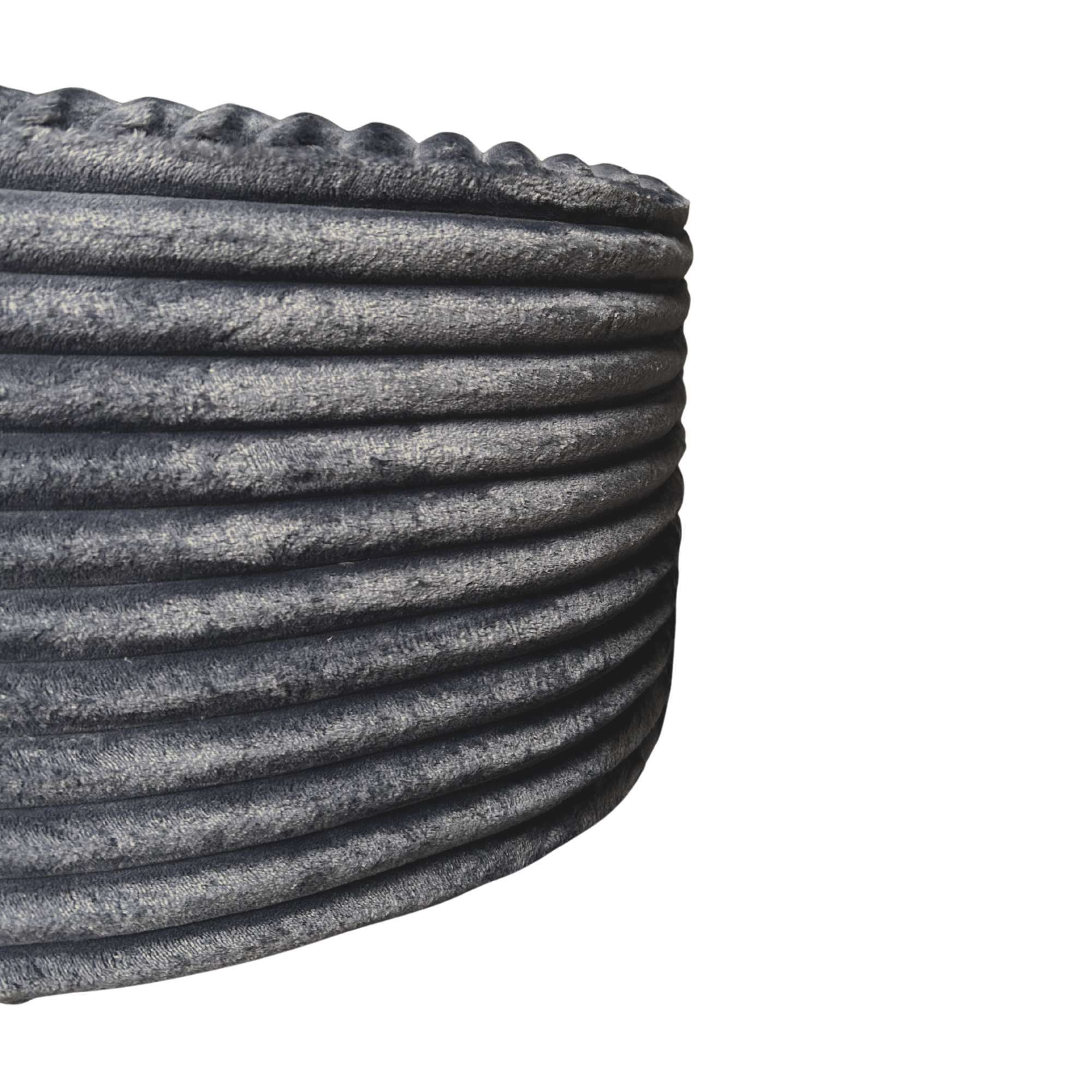 My Sofa Hocker | Rond | 60 cm | Tilia 85 | Antraciet - Industrieelinhuis.nl