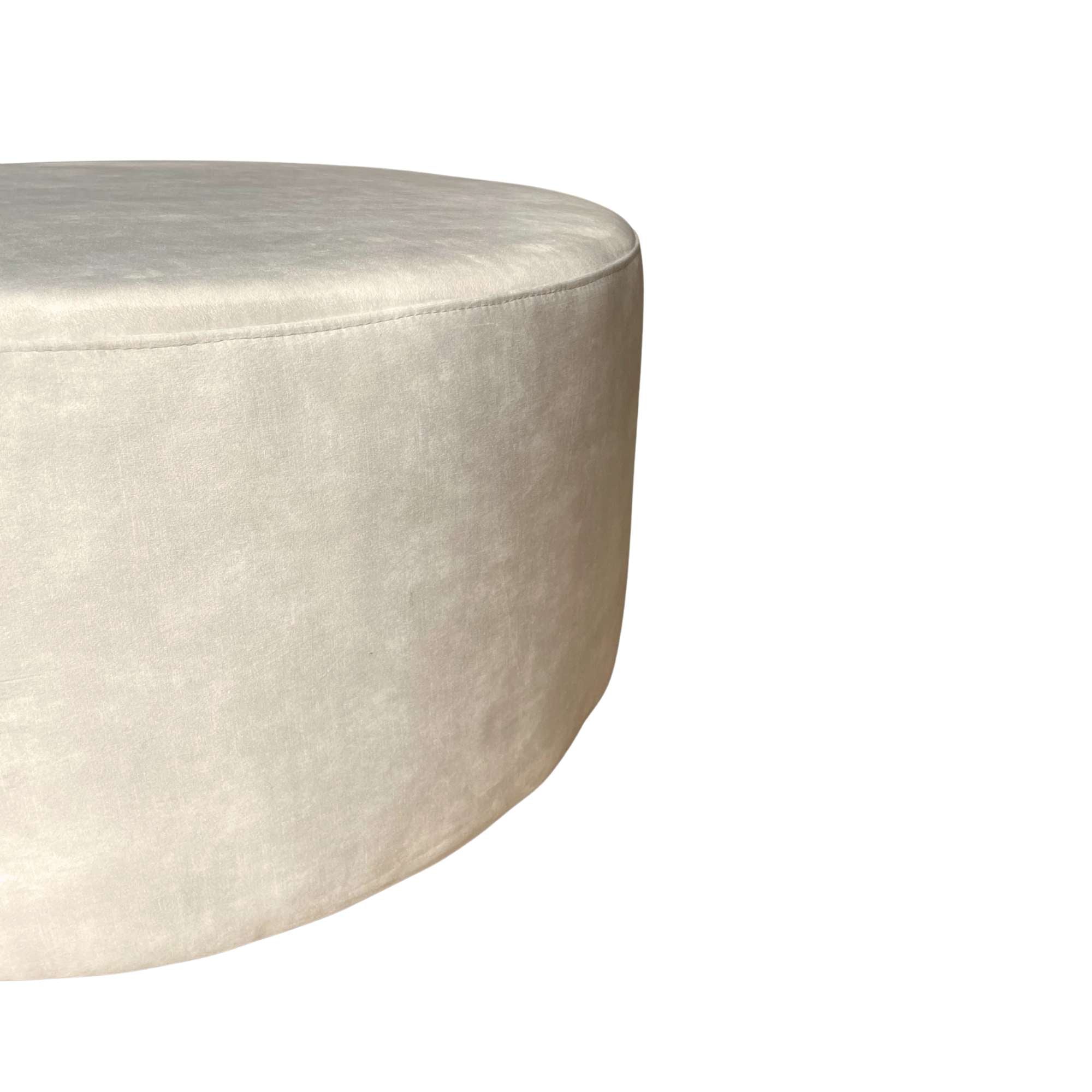 Hocker Rond Creme 80 cm - Industrieelinhuis.nl