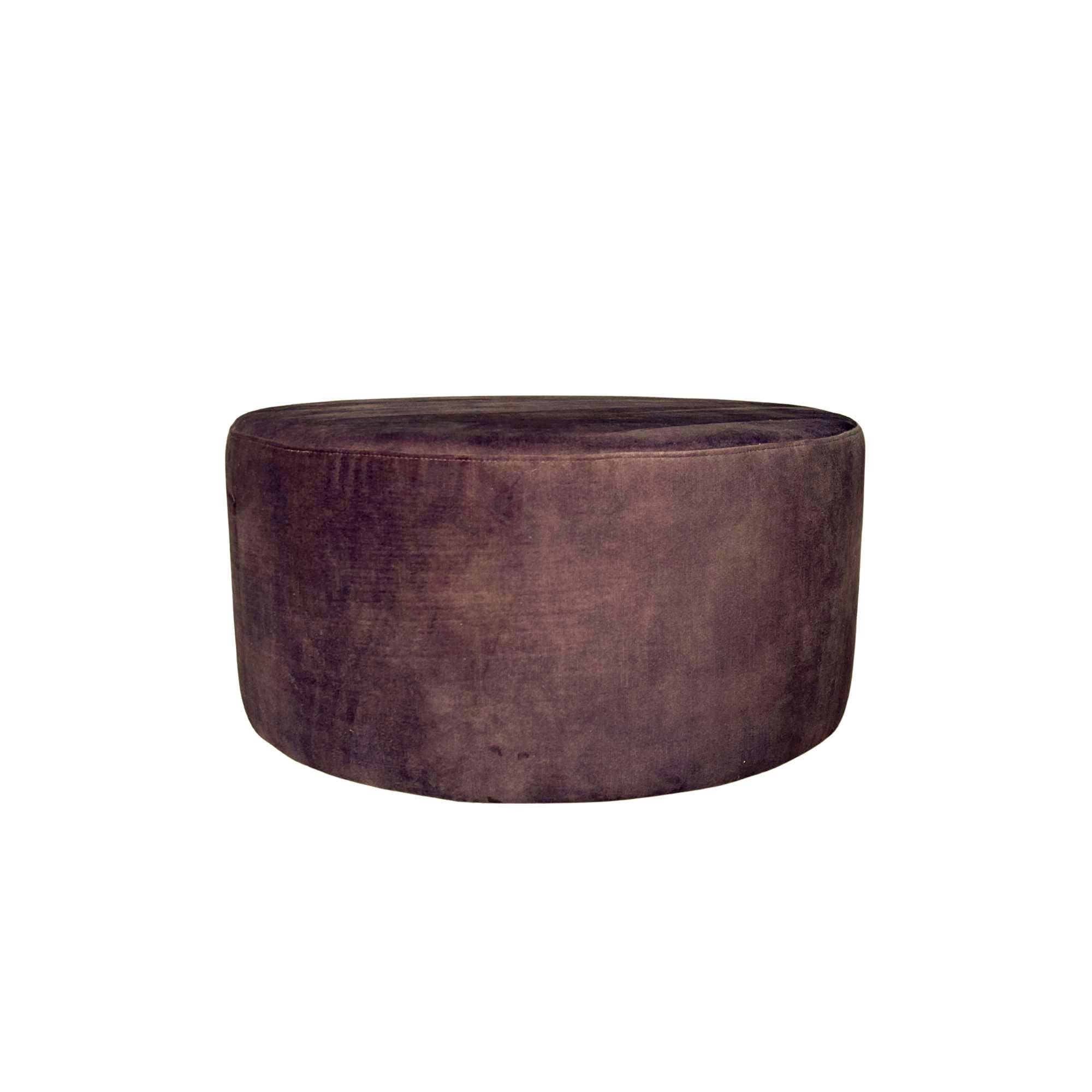 My Sofa Hocker | Rond | 80 cm | Adore 108 | Brown - Industrieelinhuis.nl