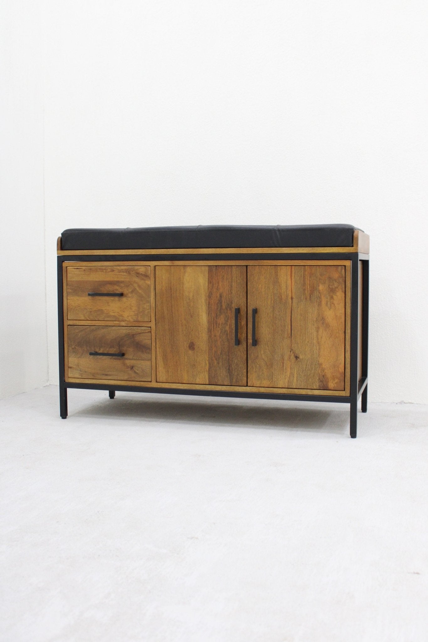 Schoenenbankje met Opbergruimte – Warm & Stijlvol Design 80 × 30 × 48 cm - Industrieelinhuis.nl