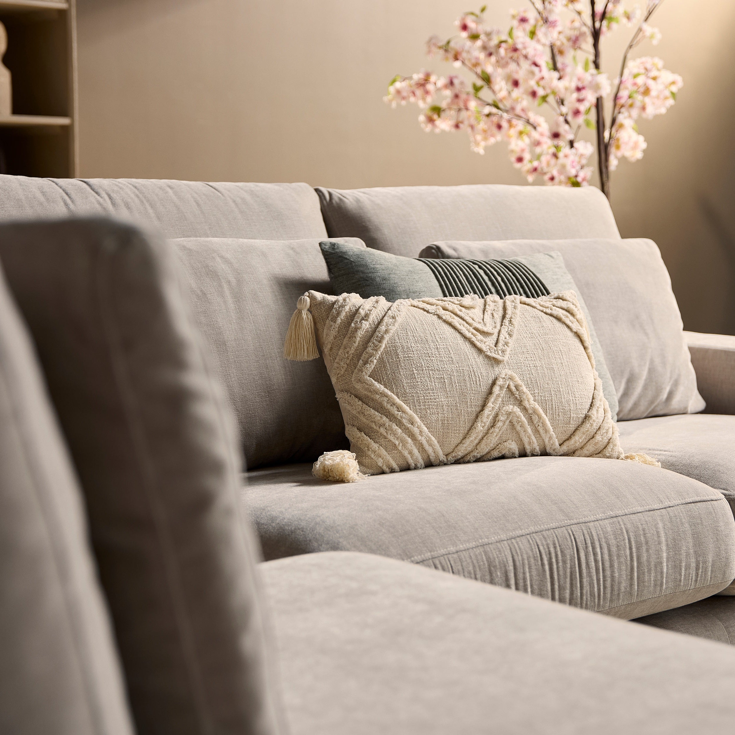 MySofa Jesse | 2,5 zits + Ottomane Rechts | Beige