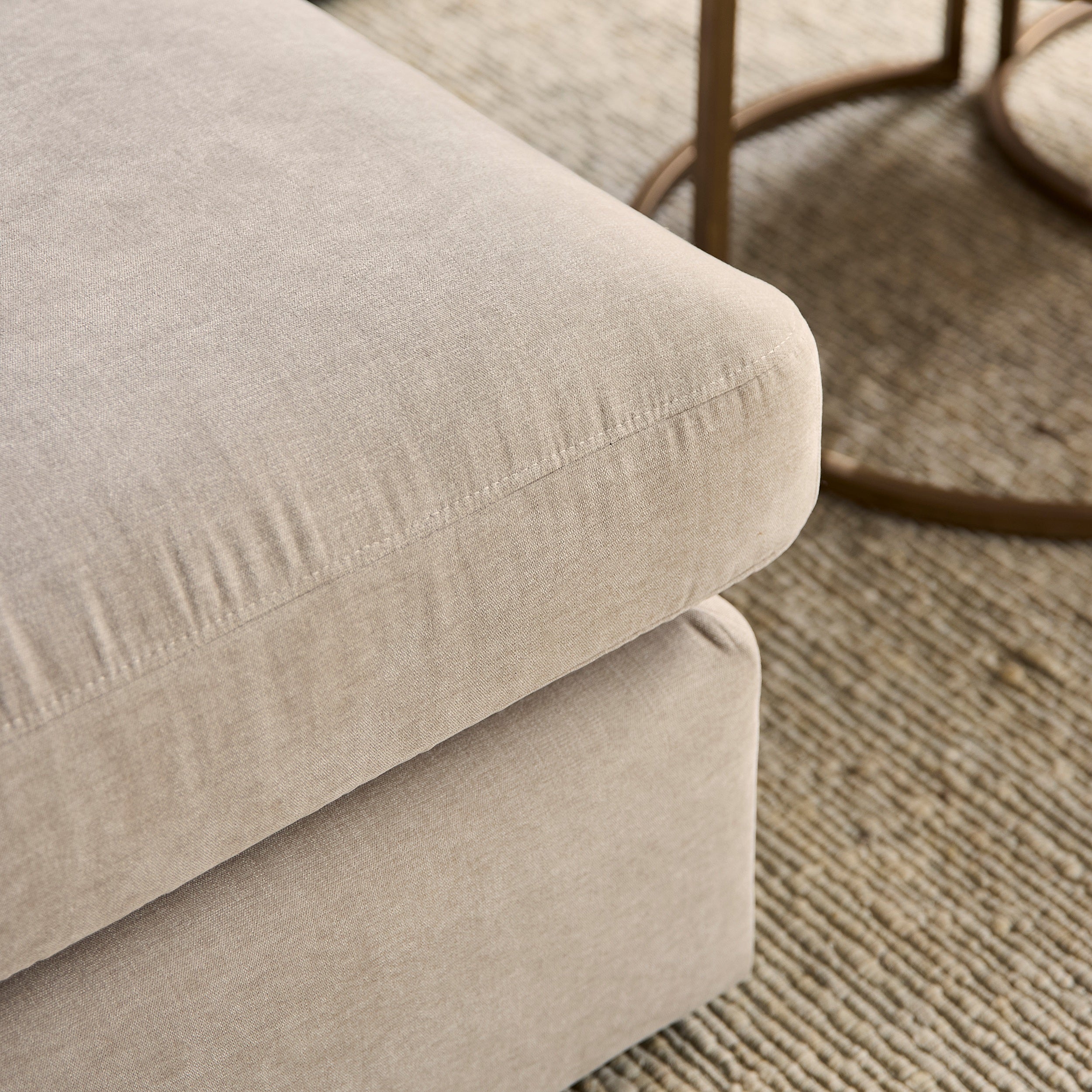 MySofa Jesse | 2,5 zits + Ottomane Rechts | Beige