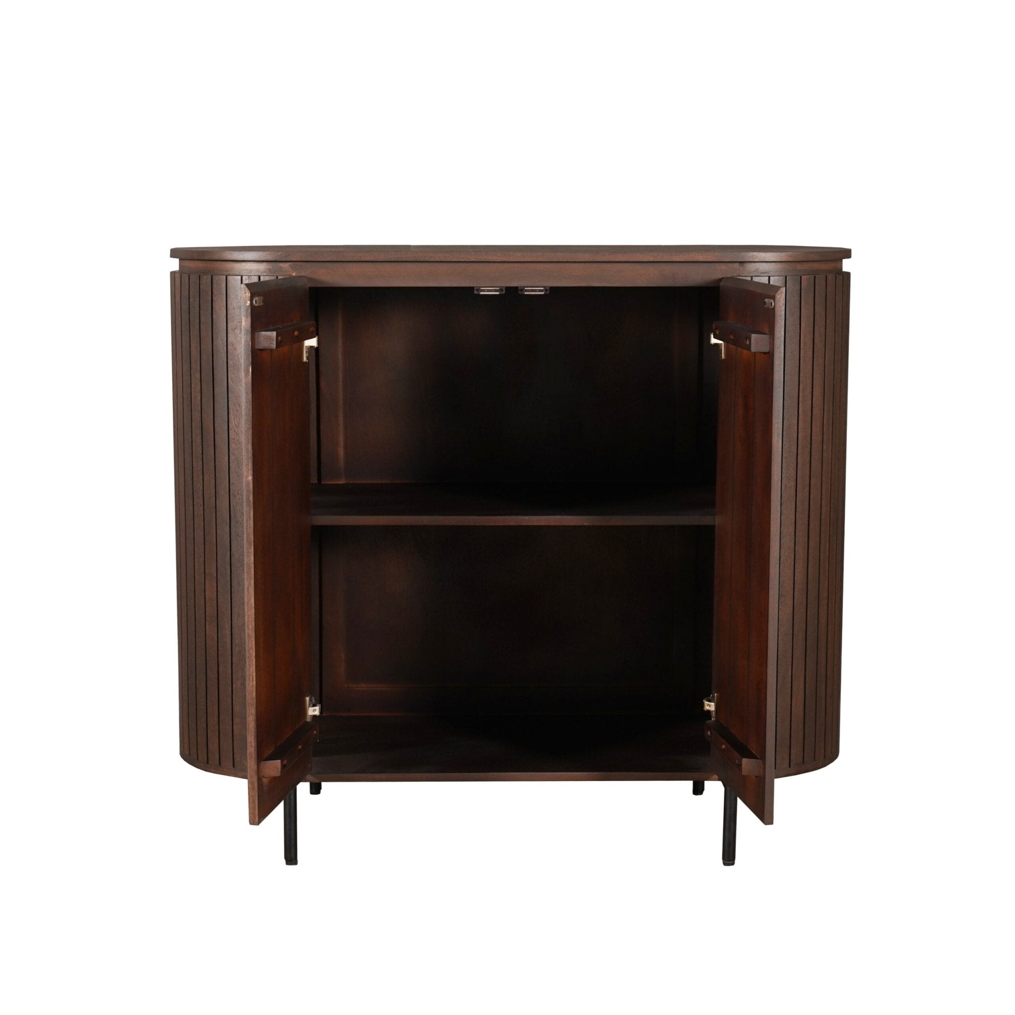 Kabinet kast Solana Bruin Mangohout 115 cm