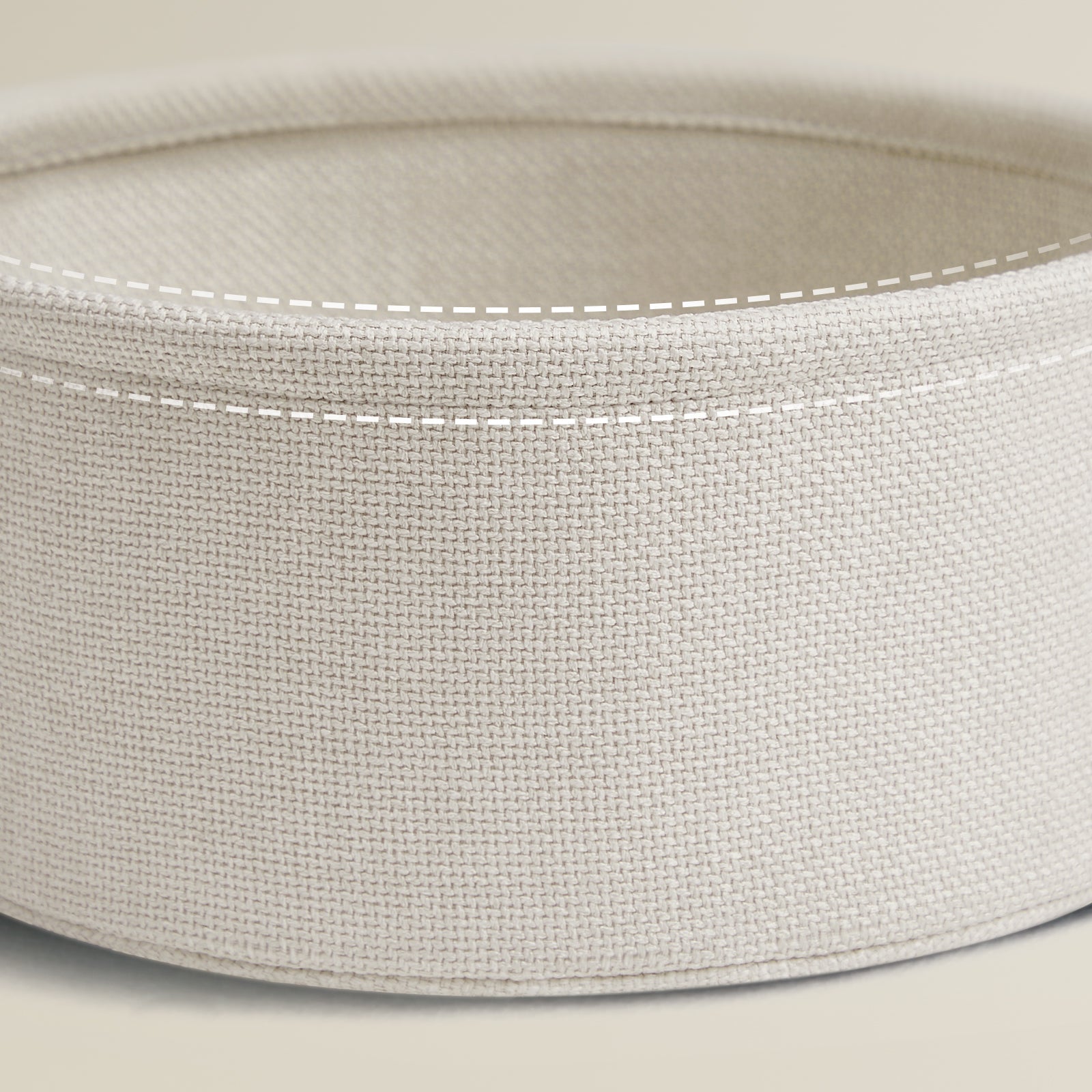 Salontafel Rond Crème wit met opbergmand | Houtlook en Staal | ⌀ 75cm x 45cm - Industrieelinhuis.nl