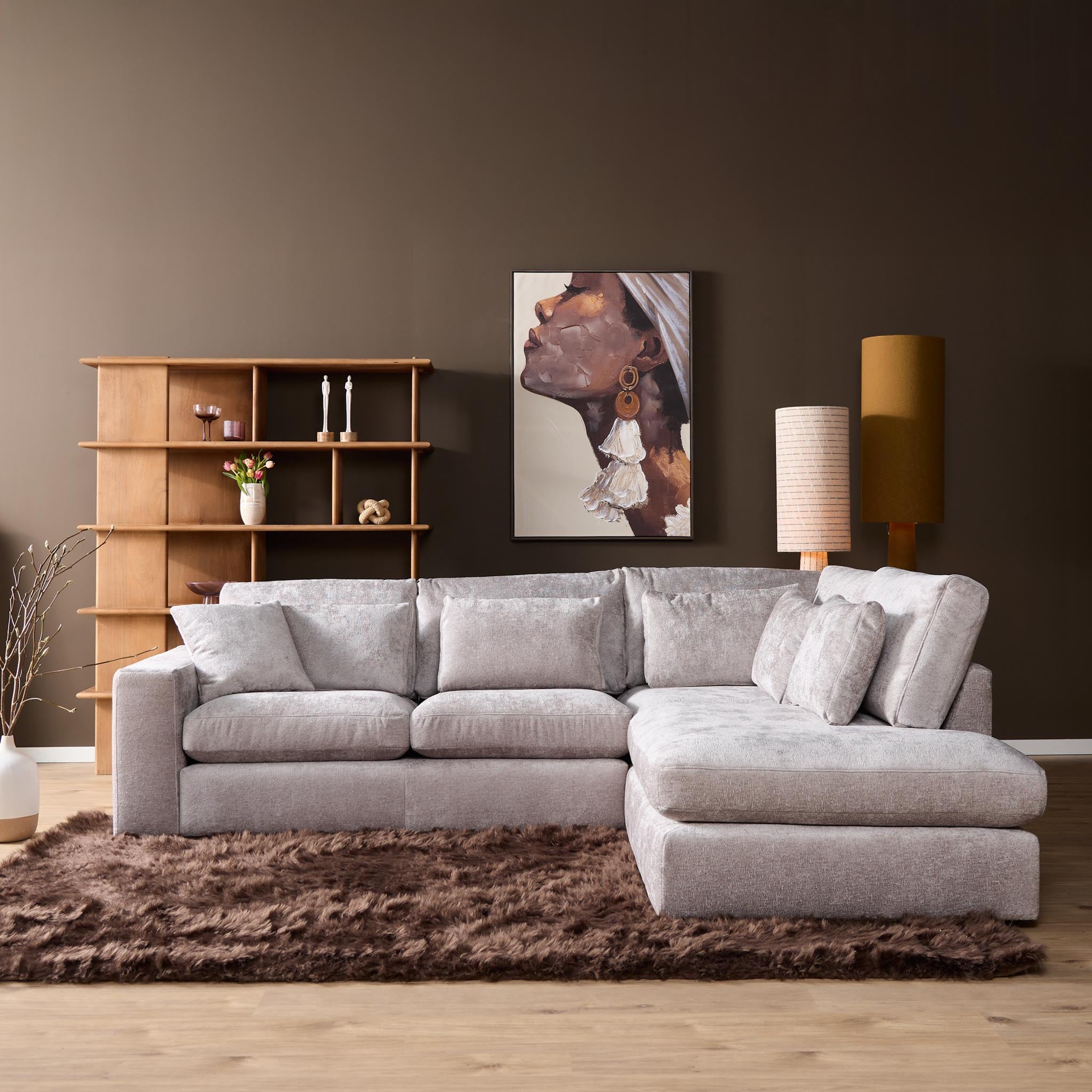 My Sofa Jesse | 2,5 zits + Divan Rechts | Beige - Industrieelinhuis.nl