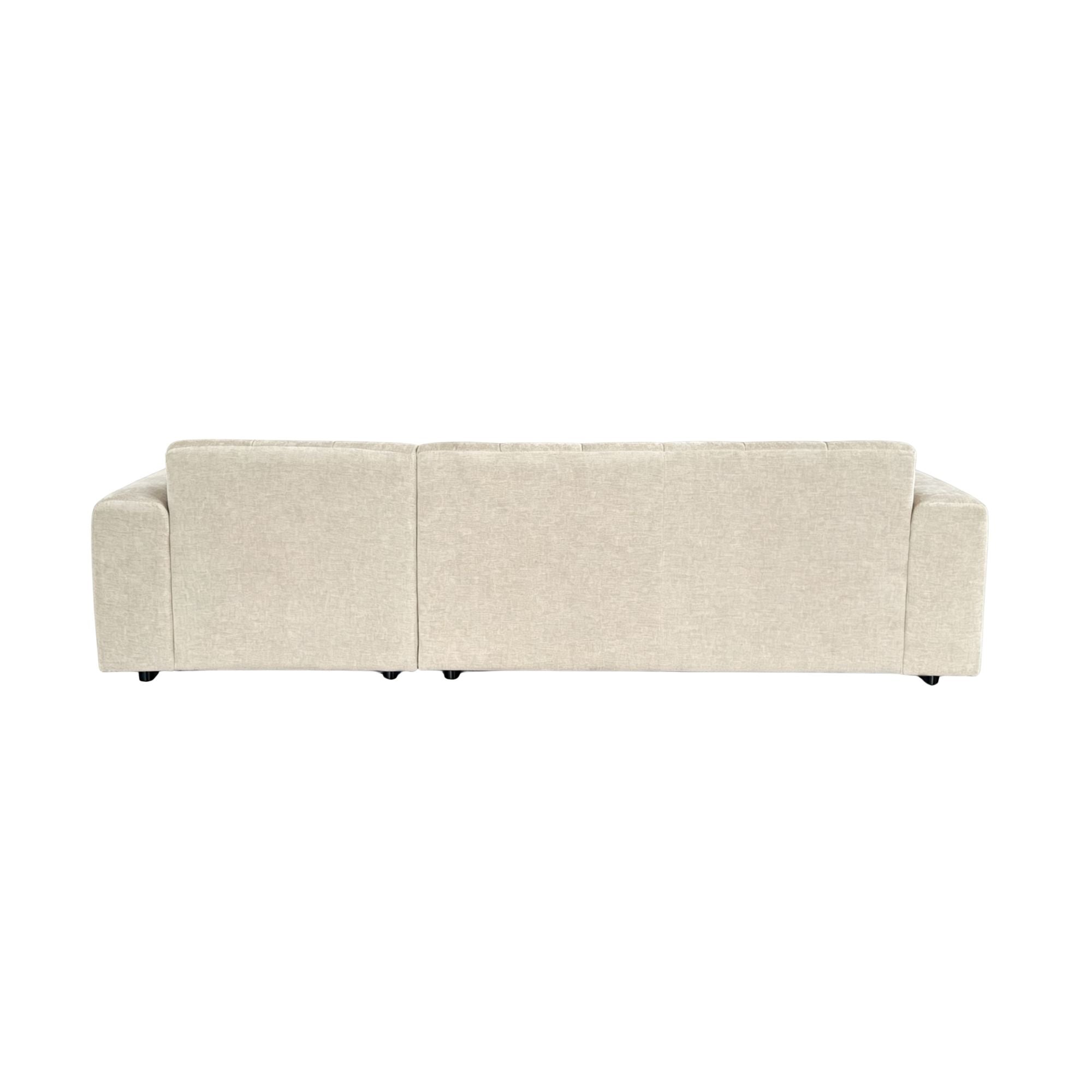 MySofa Ruby Hoekbank Beige 2,5 zits AL + Lounge R