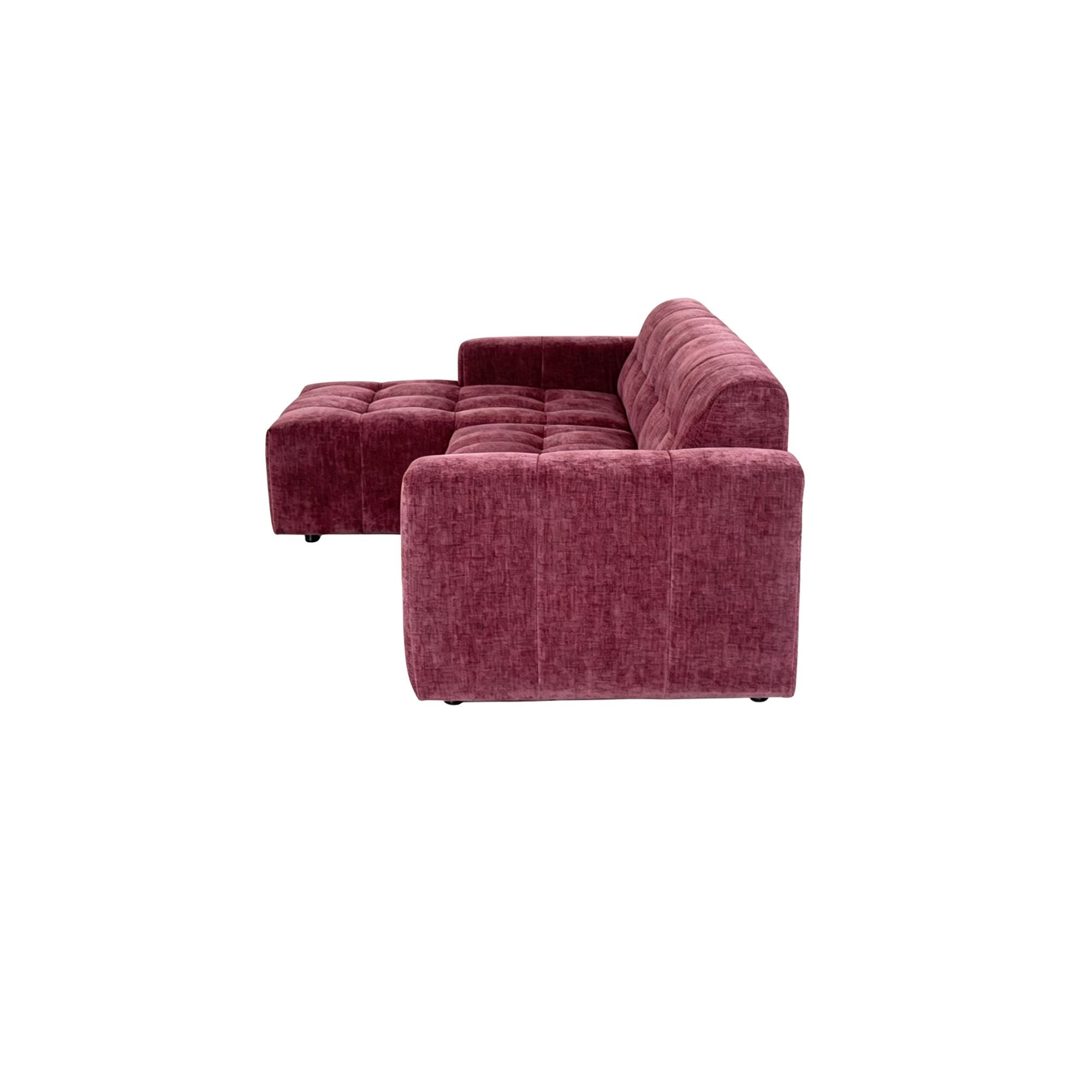MySofa Ruby Hoekbank Paars Lounge L + 2,5 zits AR