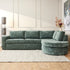 MySofa Alma | Green | 2,5 zits + Divan Rechts | 5 jaar garantie - Industrieelinhuis.nl