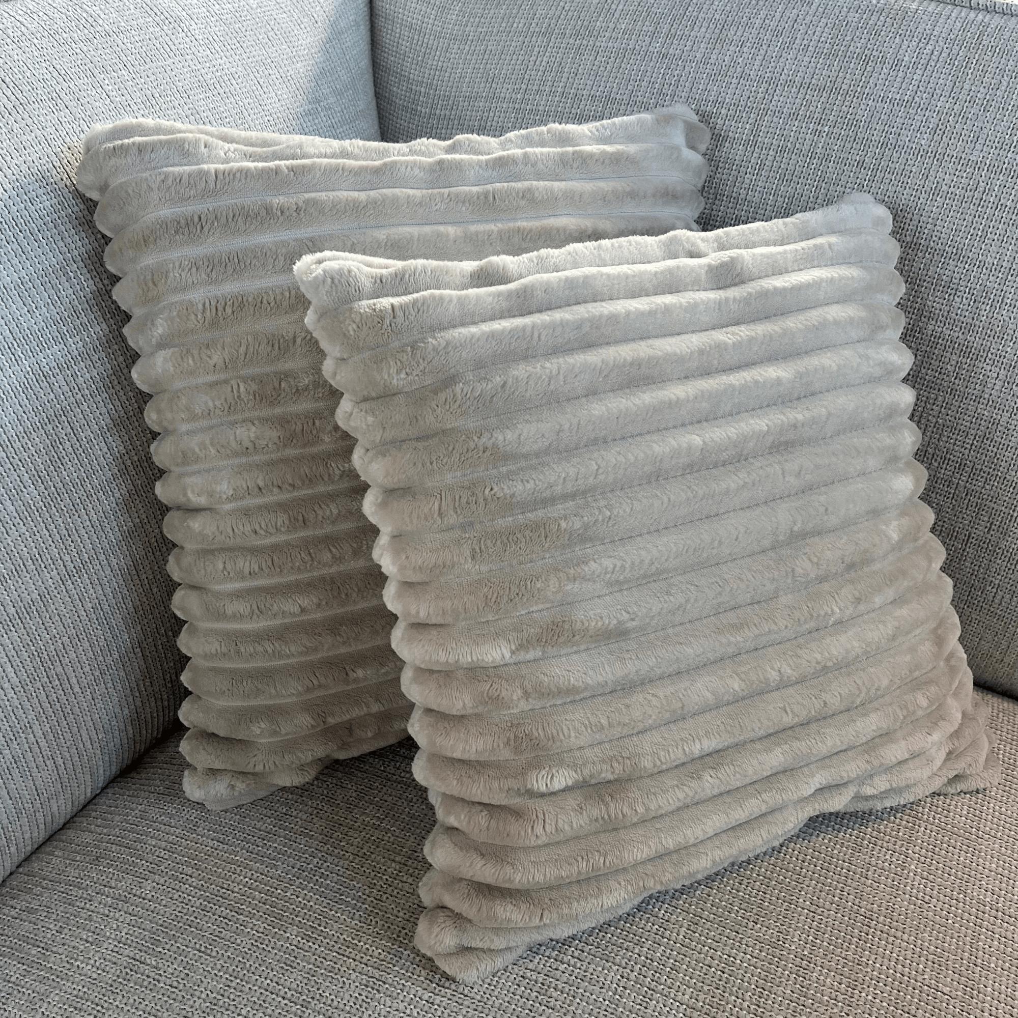 Sierkussen Ribstof Tilly Beige 50cm - Industrieelinhuis.nl