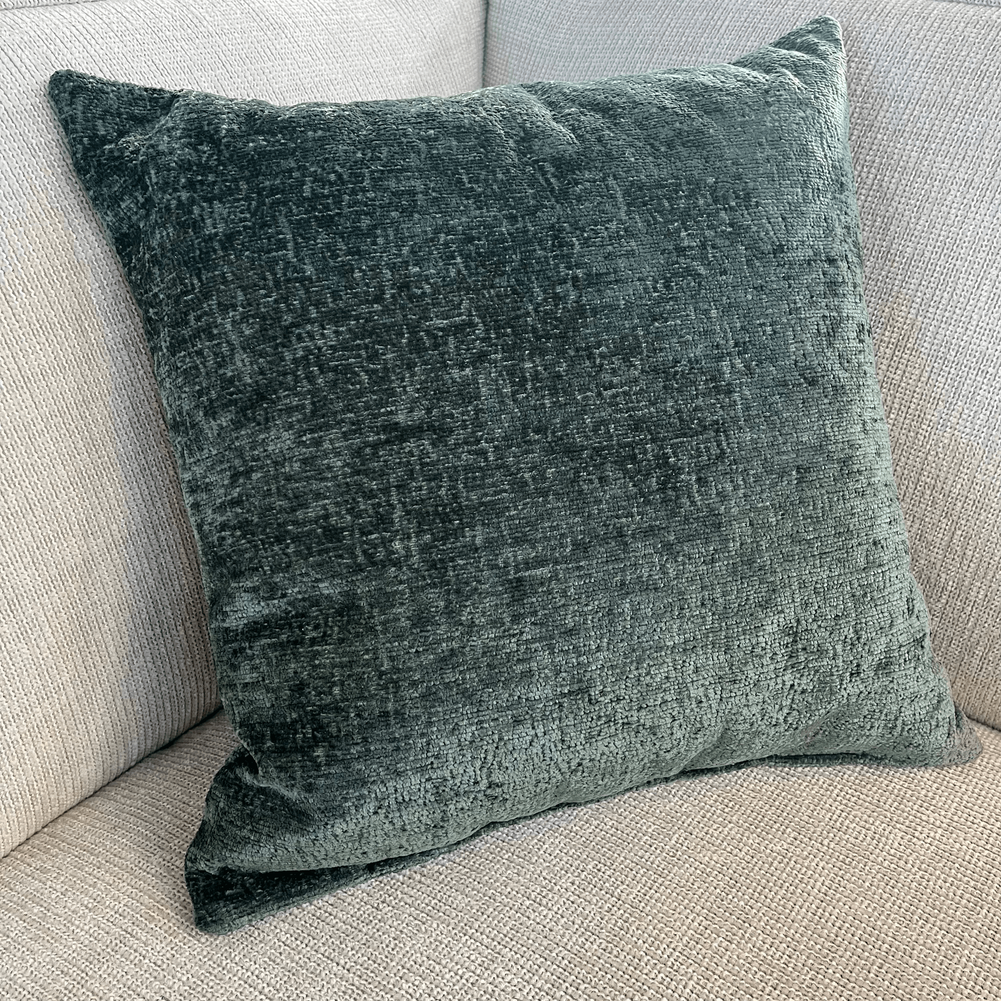 Sierkussen Ribstof Trenza Groen 55 cm - Industrieelinhuis.nl