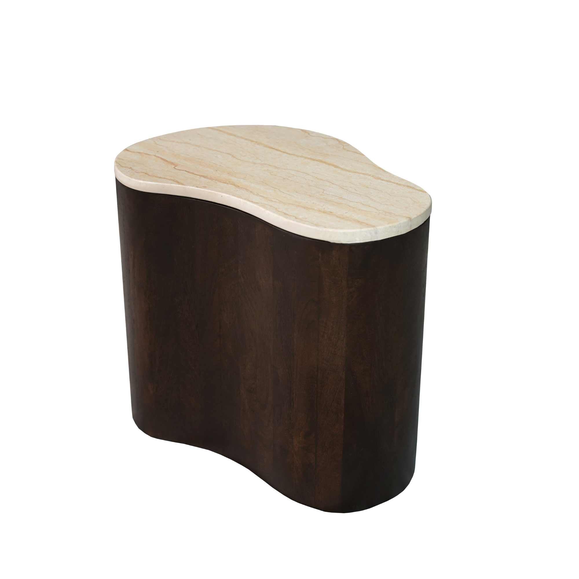 Organische Salontafel Lovi | 50 cm | Brown