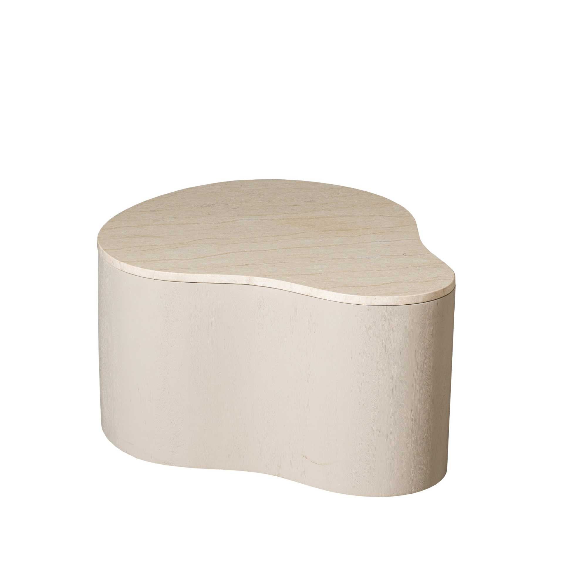 Organische Salontafel Lovi | 77 cm | Sand