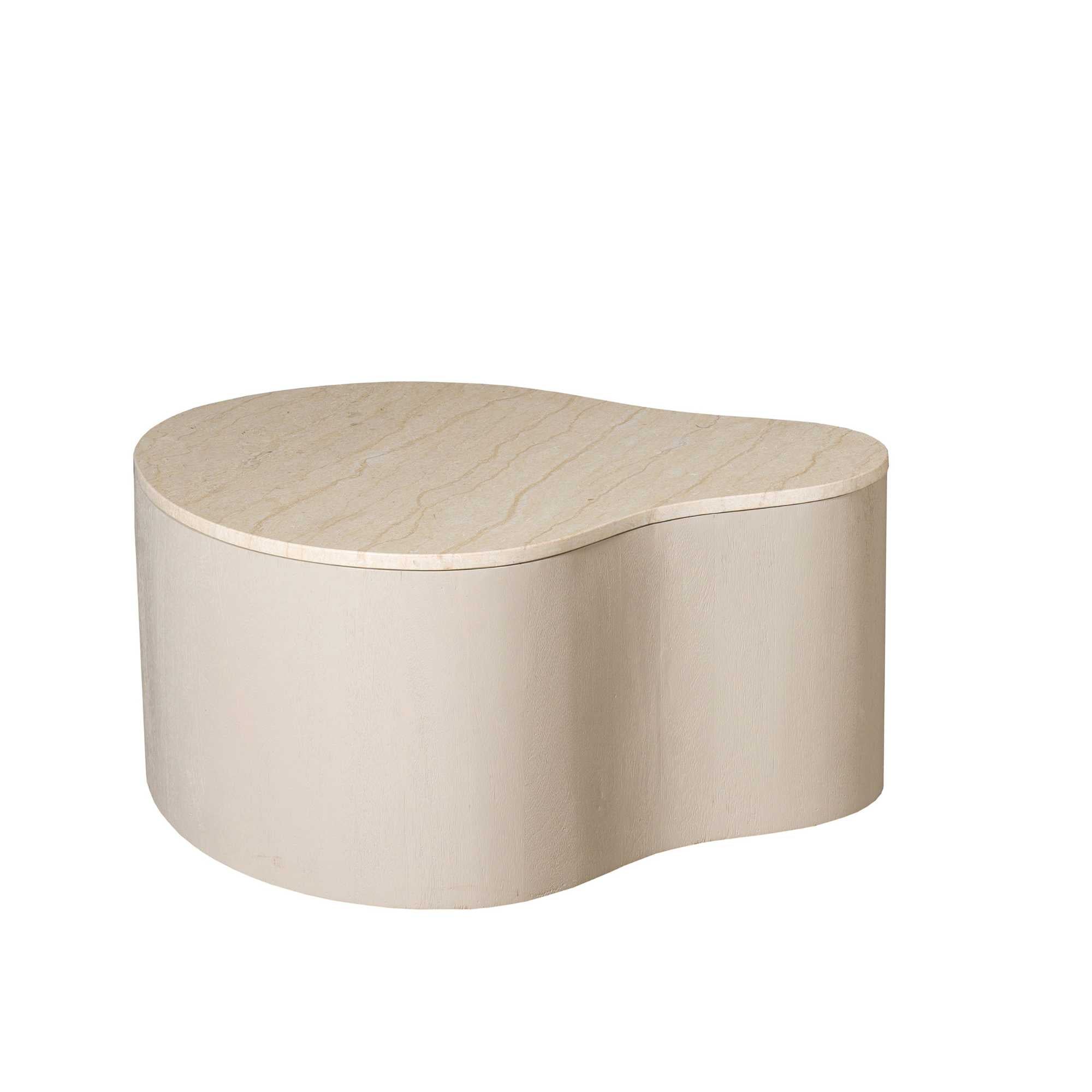 Organische Salontafel Lovi | 77 cm | Sand