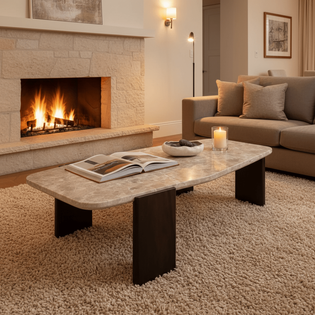 Organische salontafel Silva | 130 cm