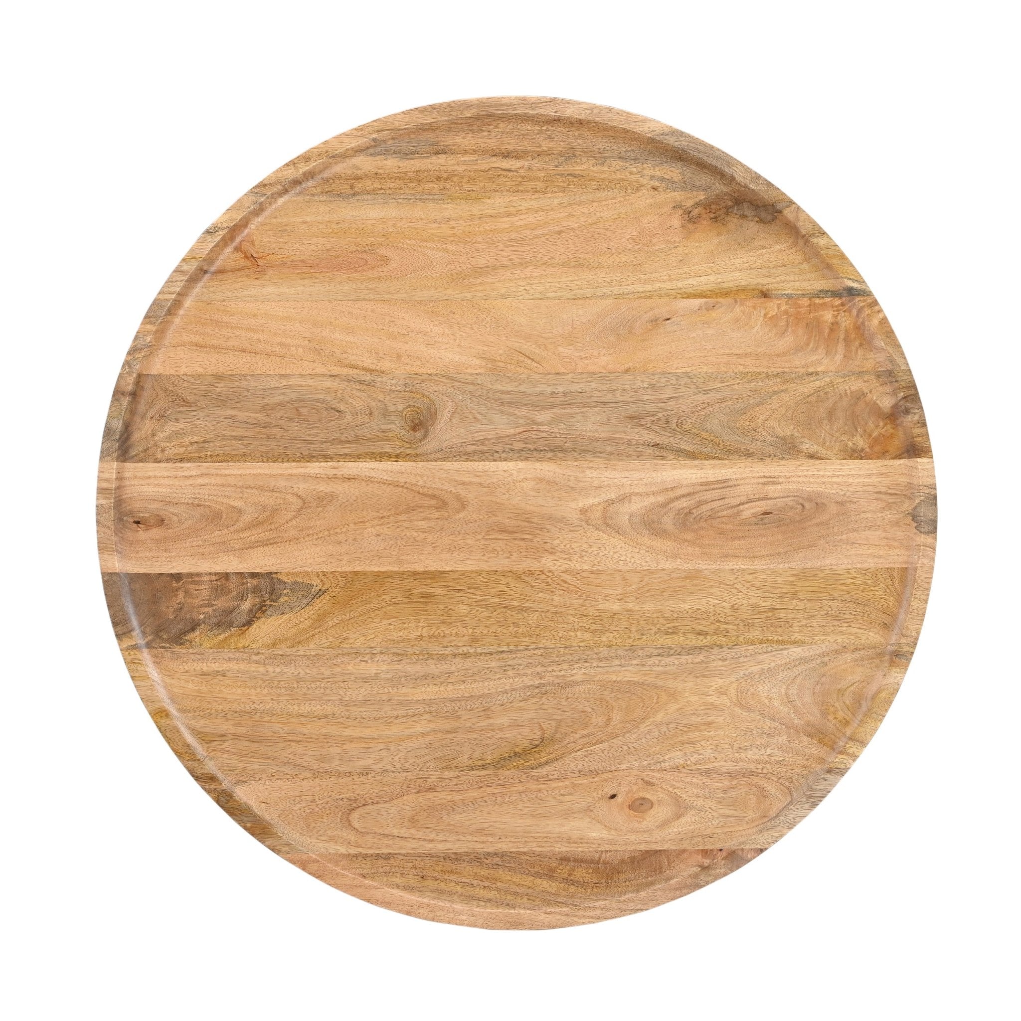 Ronde Salontafel Mangohout | Jade Kegelvoet | 75 cm