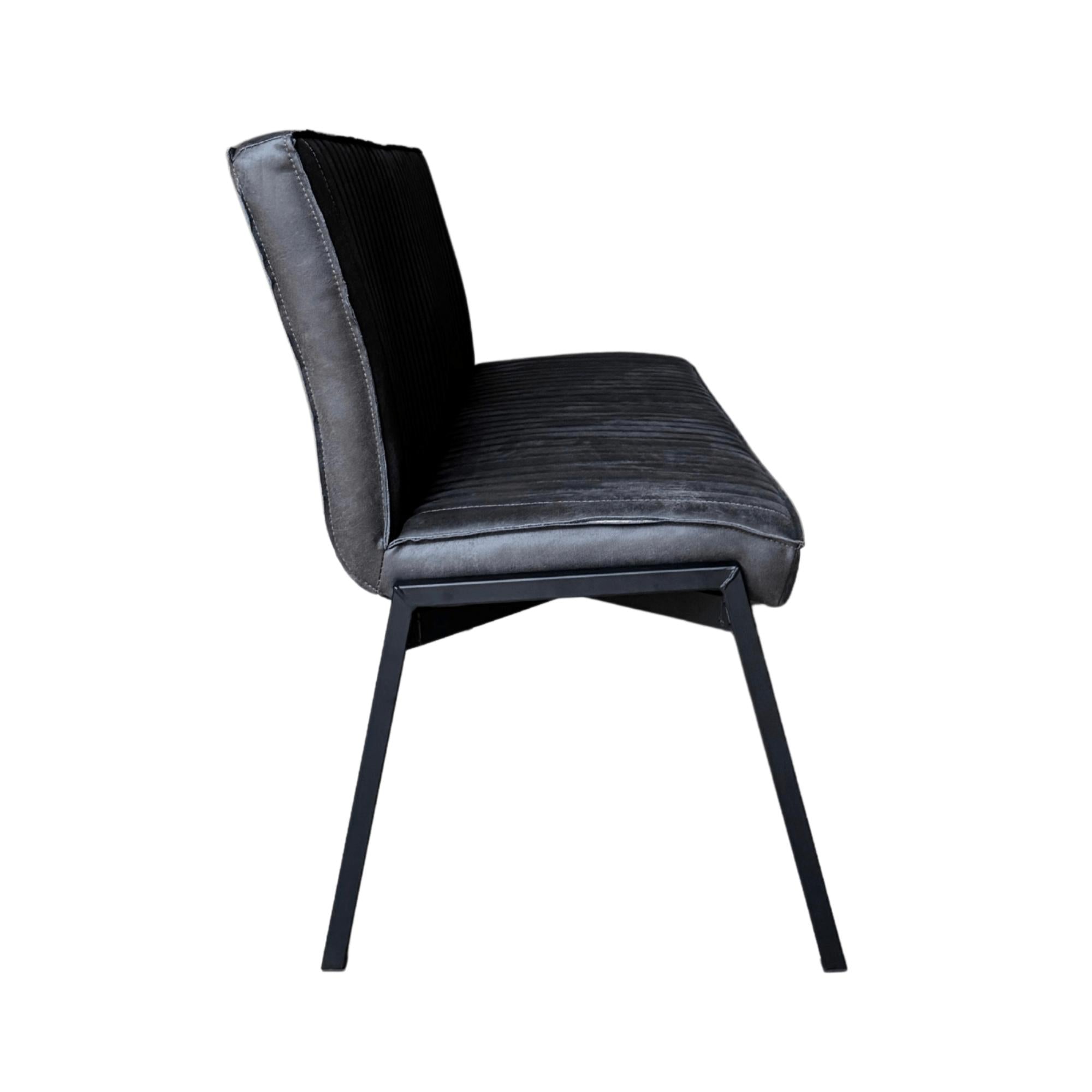 Eetkamerbank Tivoli Bull | 155 cm | Antraciet - Industrieelinhuis.nl