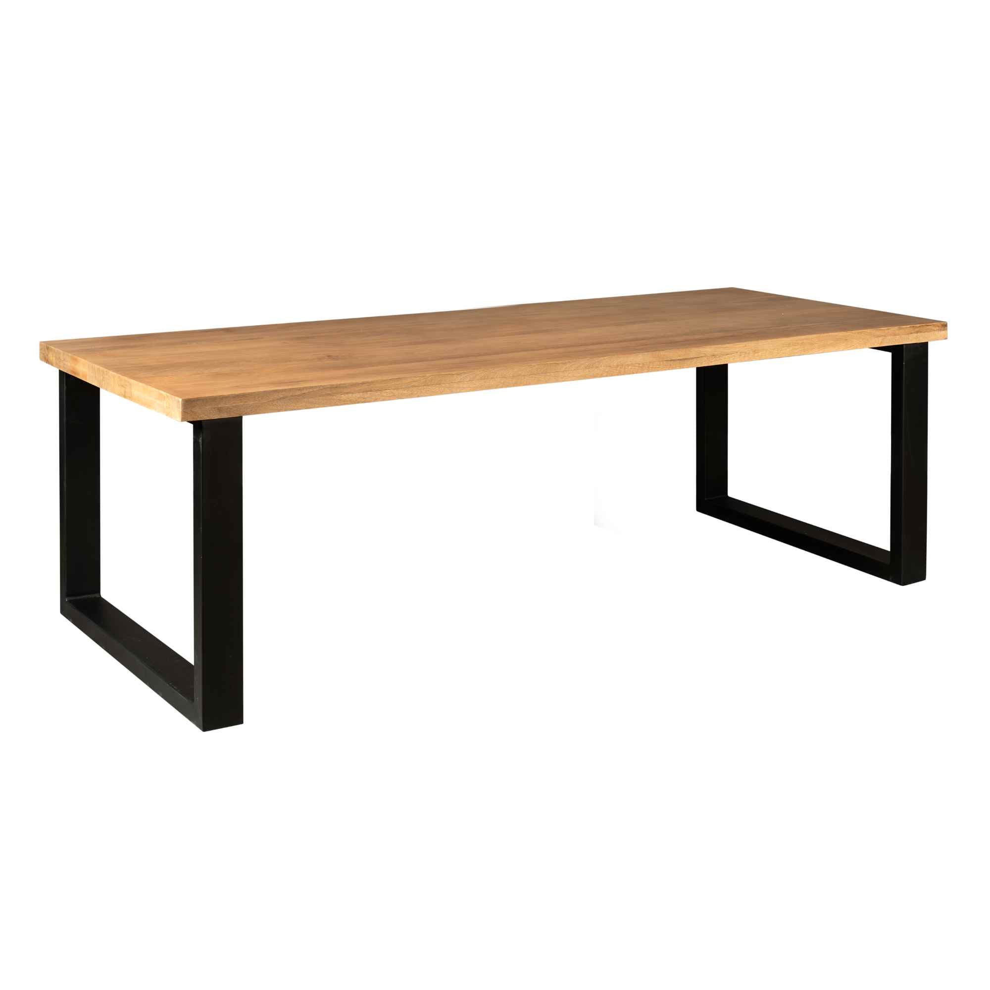 Eettafel Mangohout Denver | Rechthoek U-poot | 300 cm