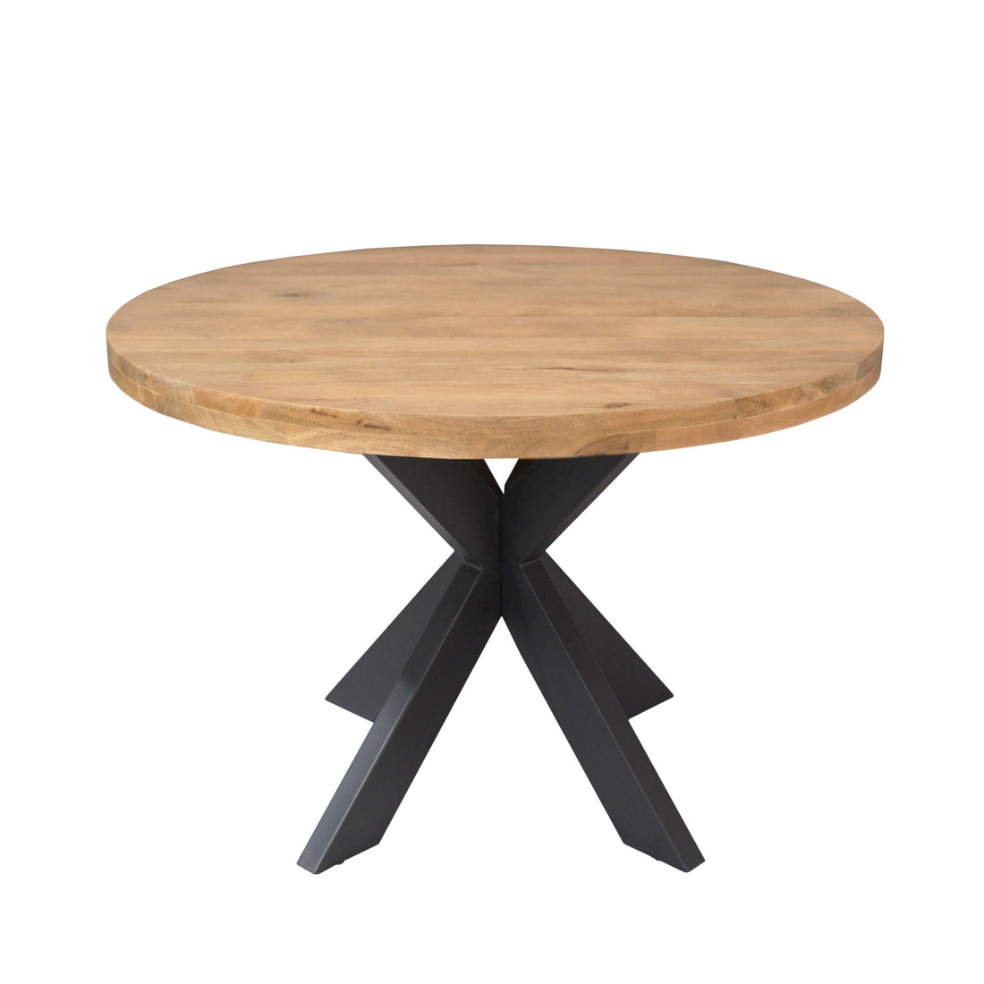 Eettafel Dakota | 110 cm | Rond - Industrieelinhuis.nl
