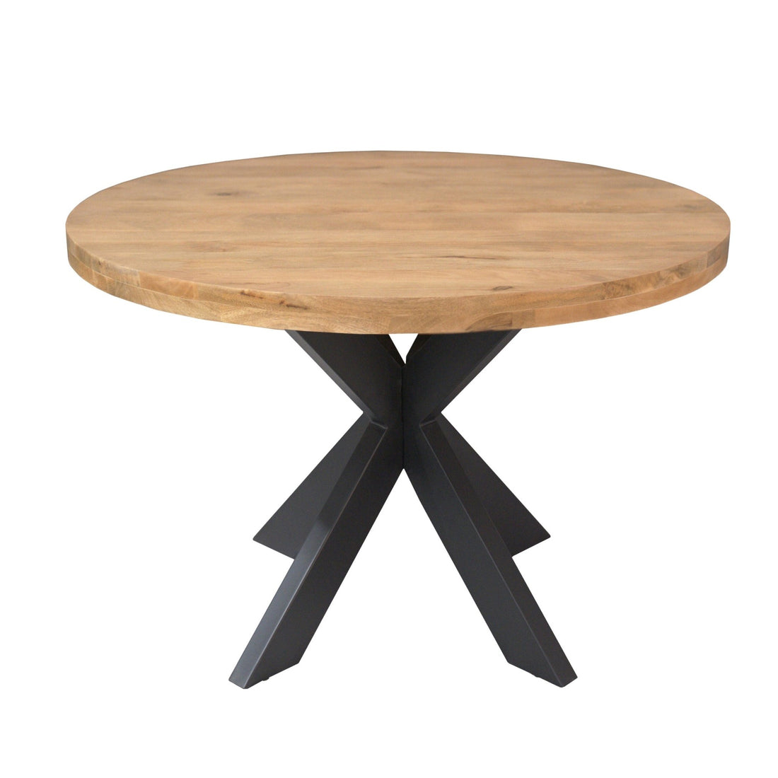 Eettafel Dakota | 130 cm | Rond - Industrieelinhuis.nl