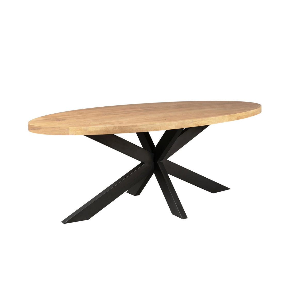 Eettafel Dakota | 160 cm | Ovaal - Industrieelinhuis.nl