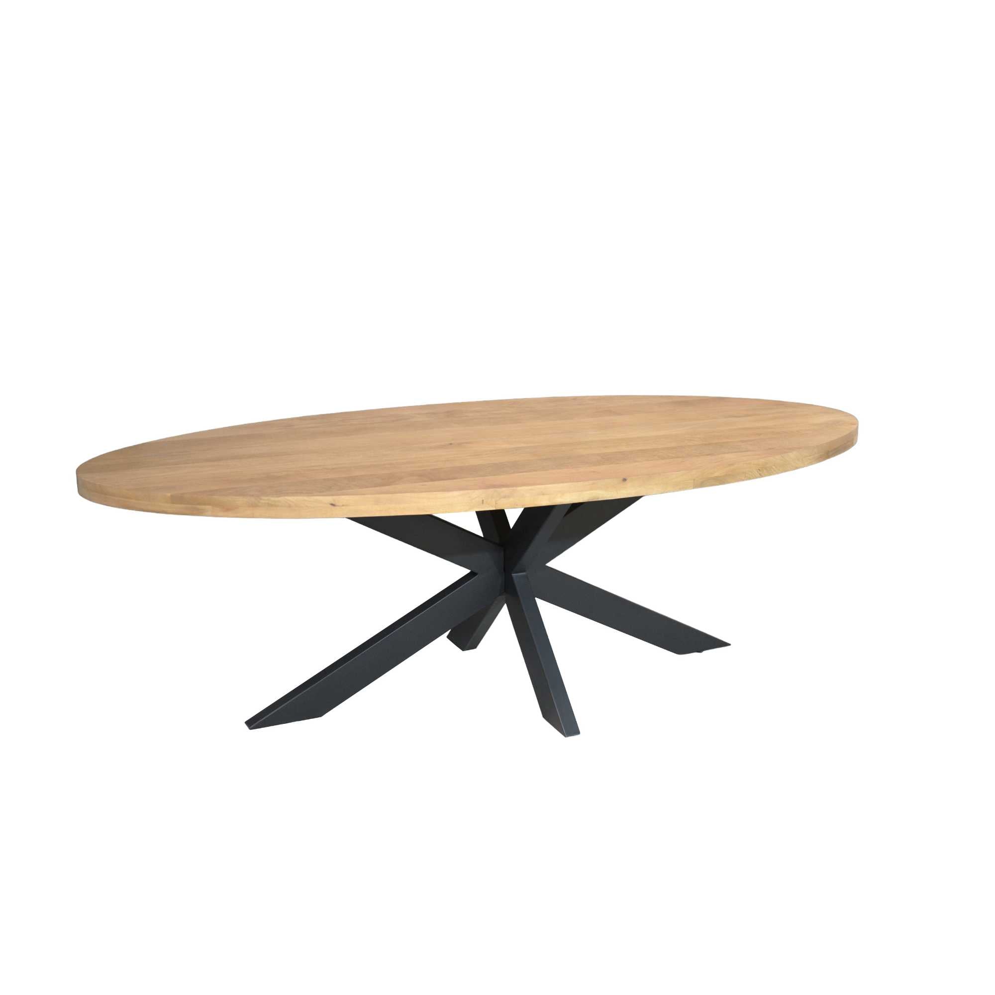 Eettafel Dakota | 210 cm | Ovaal - Industrieelinhuis.nl