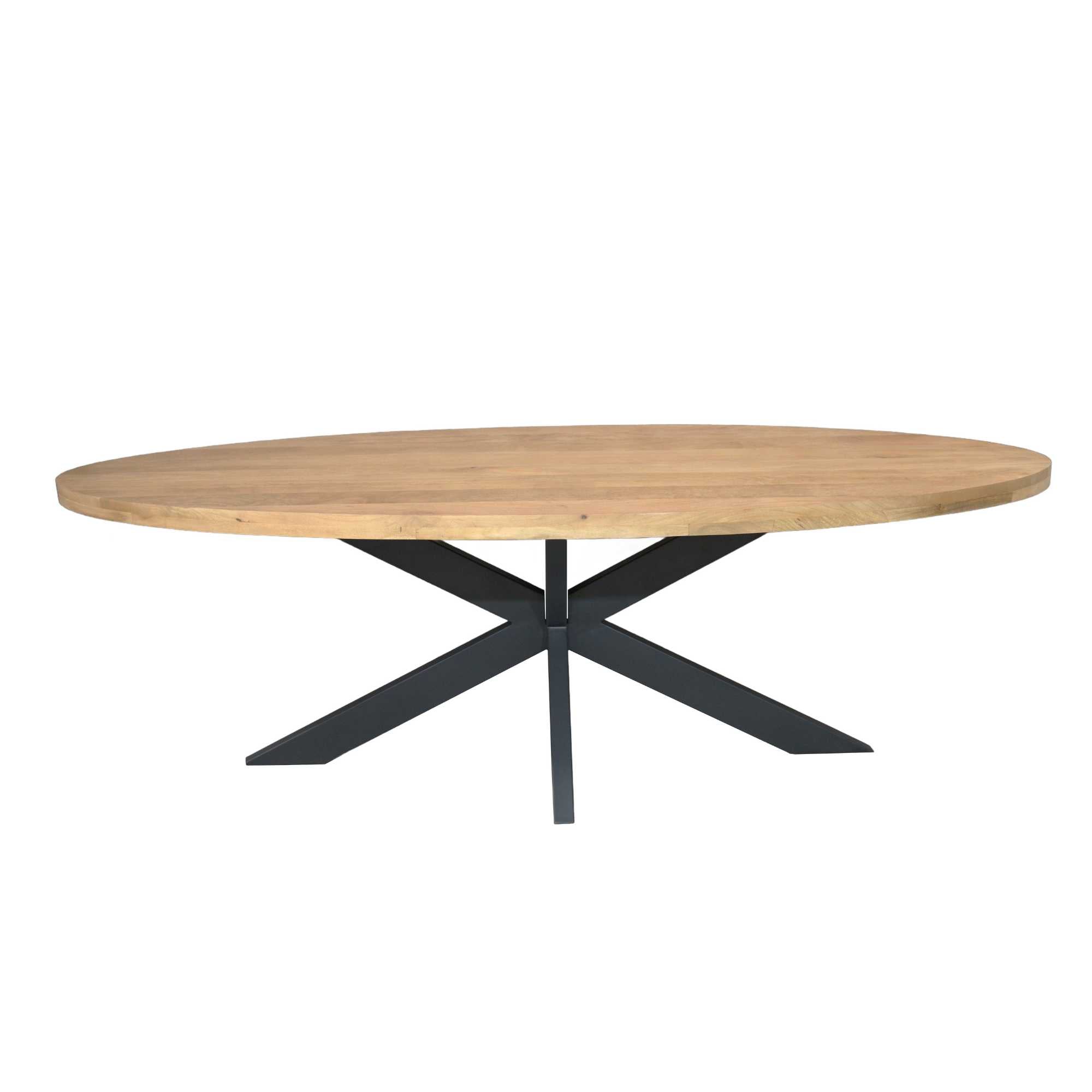 Eettafel Dakota | 210 cm | Ovaal - Industrieelinhuis.nl